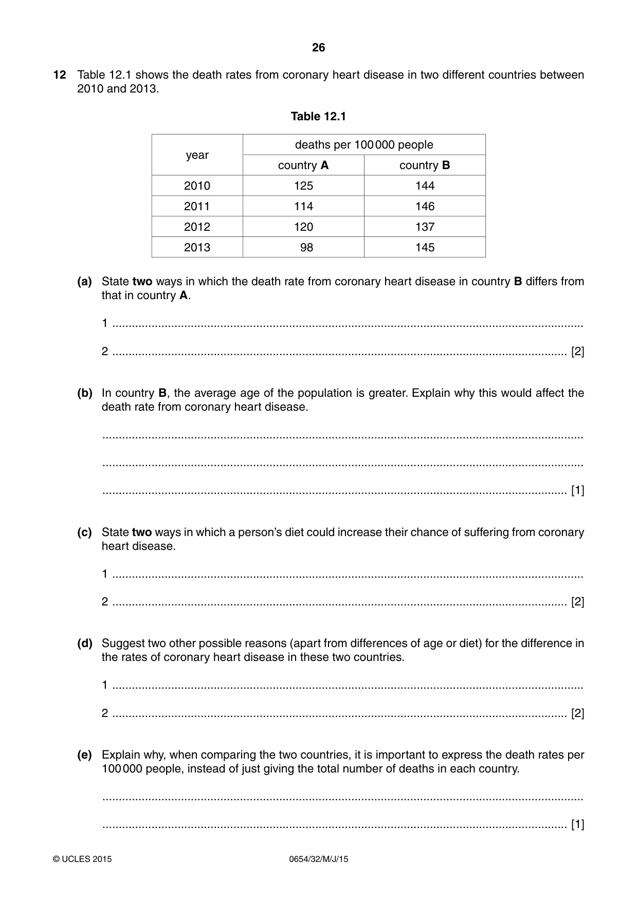 Cambridge IGCSE Sciences - Co-ordinated (Double) 0654 2015 May/June Paper 3 · Variant 2 question paper, page 26 of 32