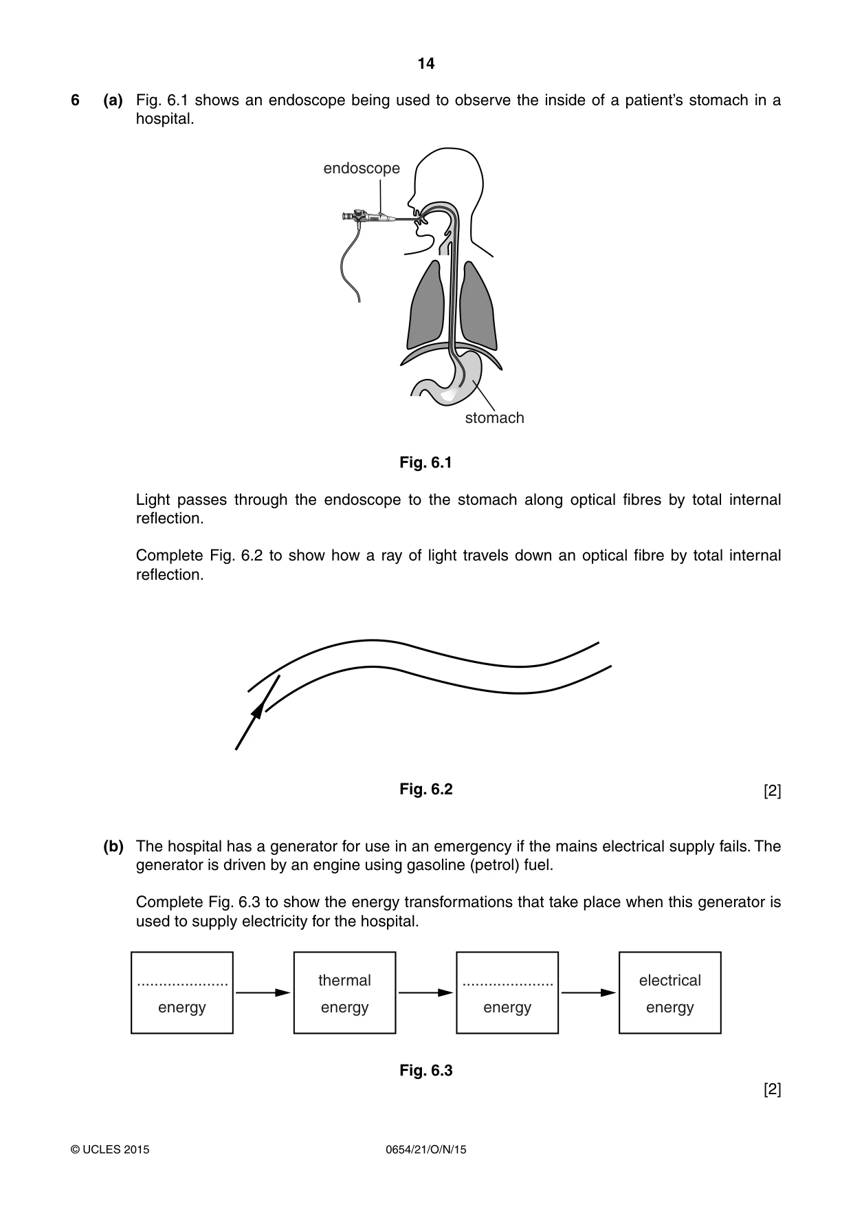 Cambridge IGCSE Sciences - Co-ordinated (Double) 0654 2015 Oct/Nov Paper 2 · Variant 1 question paper, page 14 of 32
