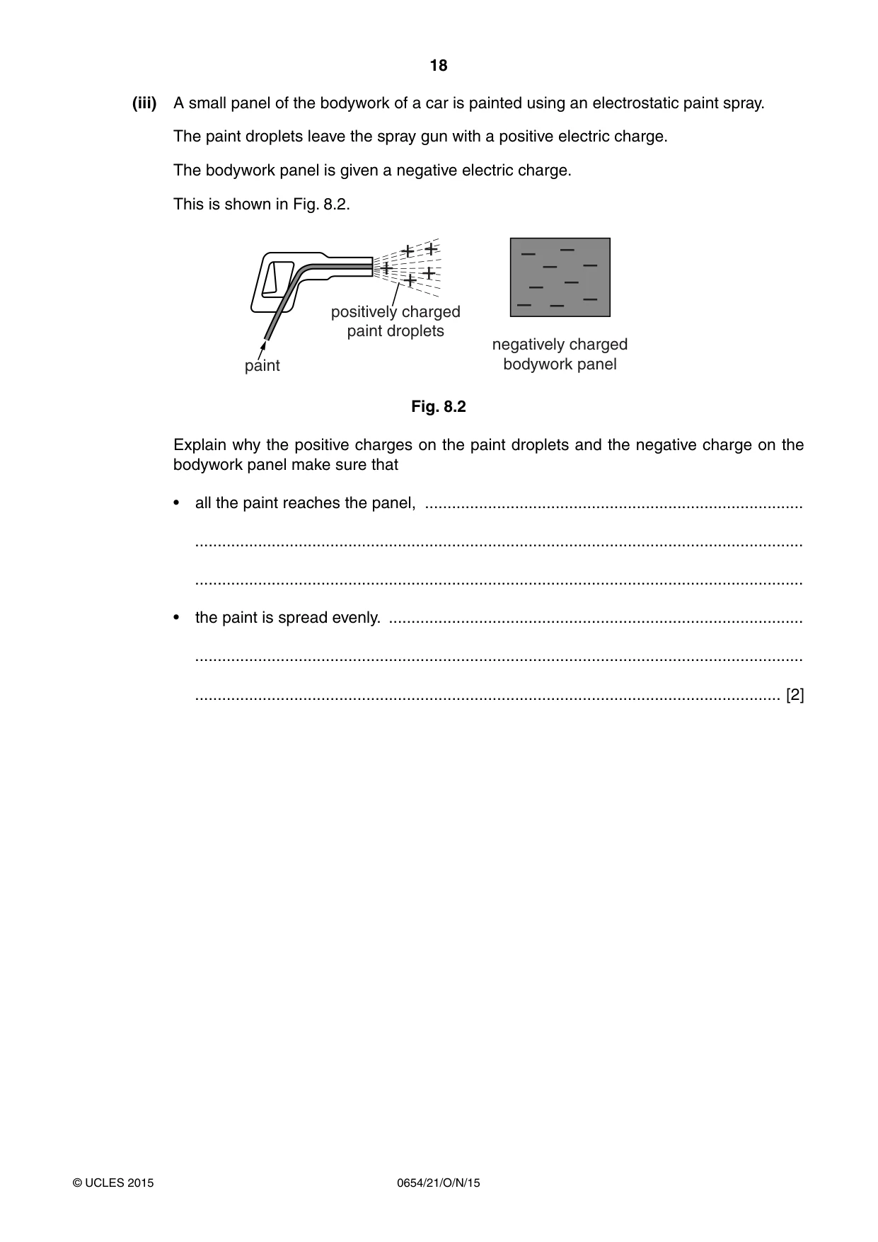 Cambridge IGCSE Sciences - Co-ordinated (Double) 0654 2015 Oct/Nov Paper 2 · Variant 1 question paper, page 18 of 32