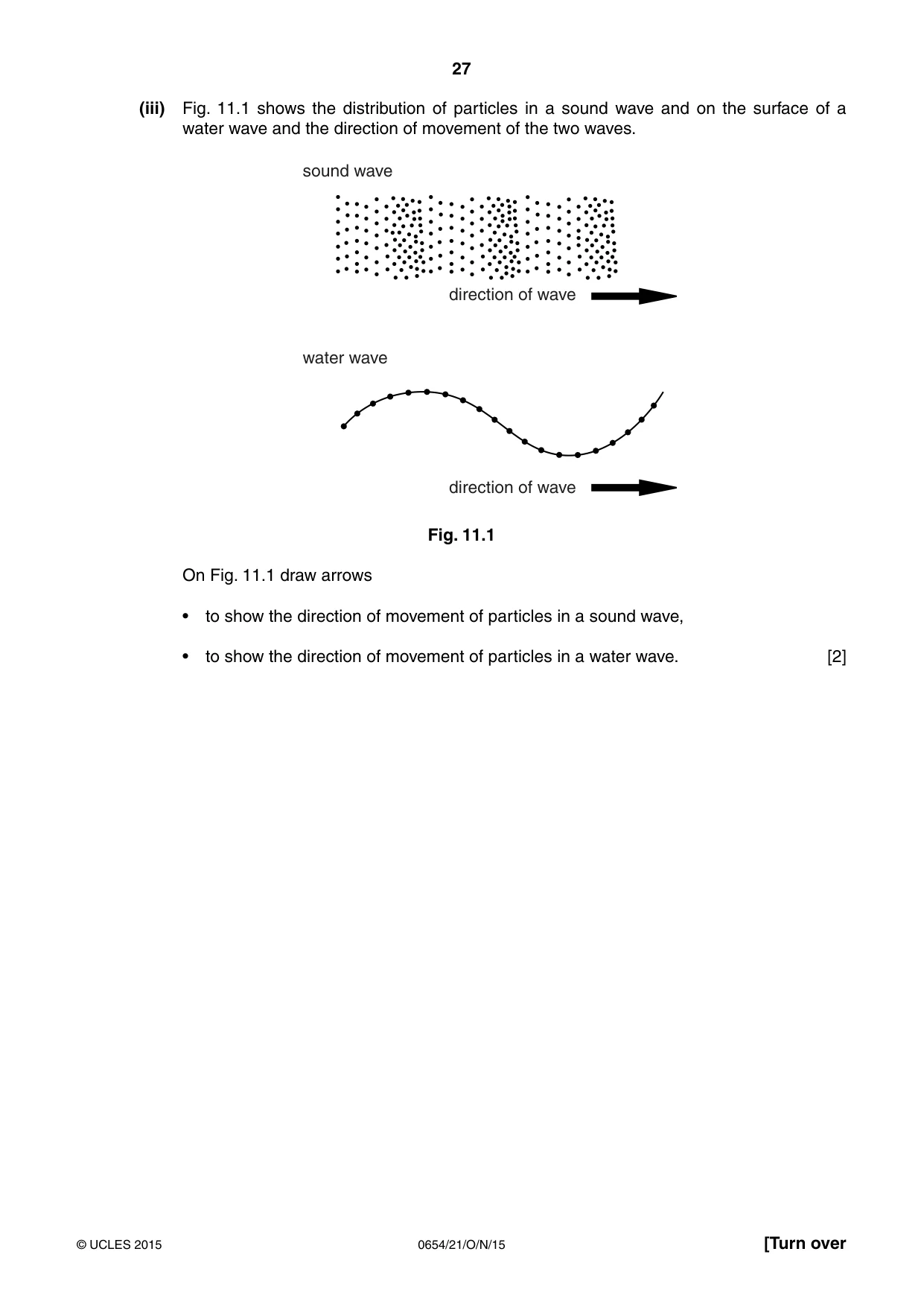 Cambridge IGCSE Sciences - Co-ordinated (Double) 0654 2015 Oct/Nov Paper 2 · Variant 1 question paper, page 27 of 32
