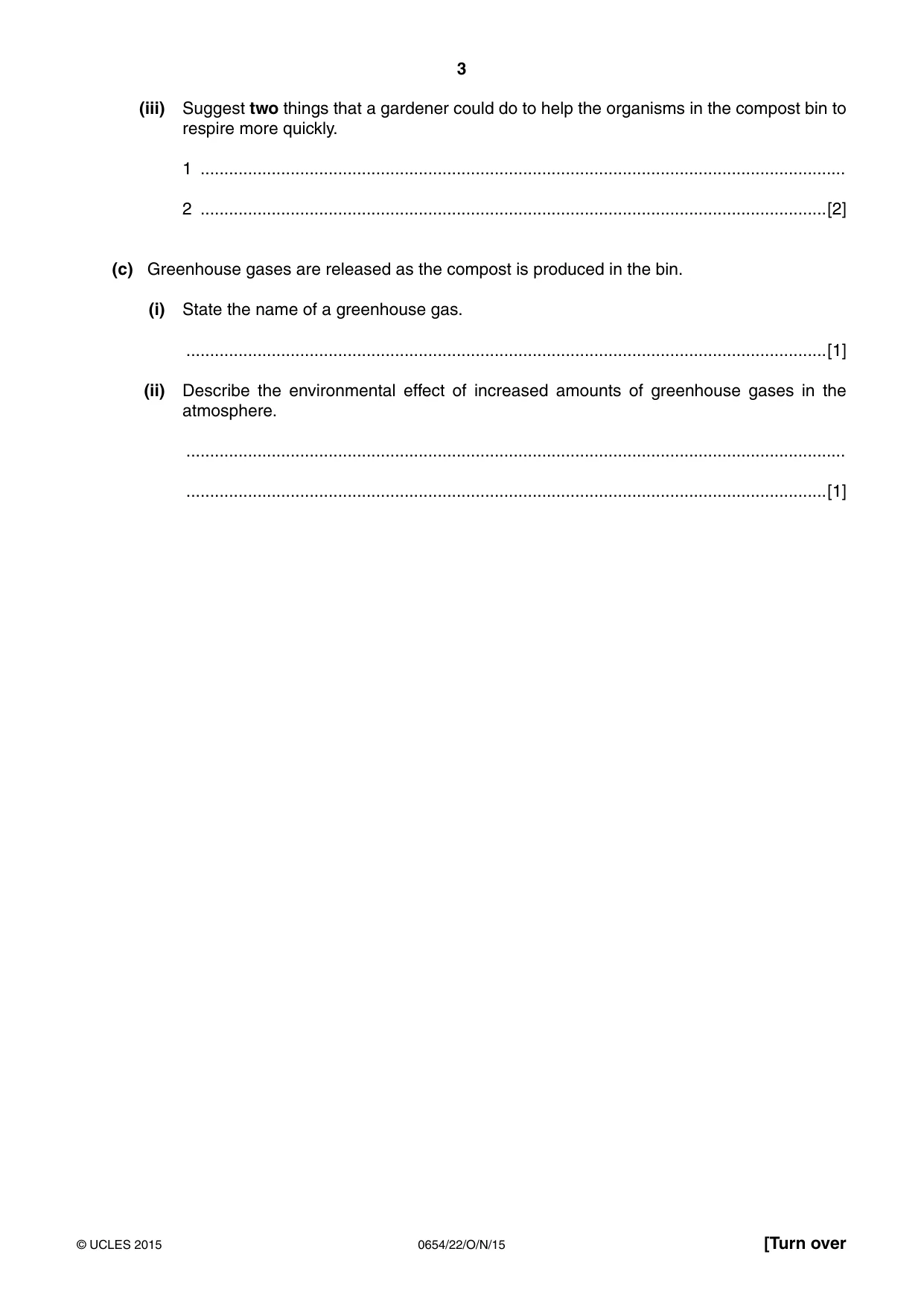 Cambridge IGCSE Sciences - Co-ordinated (Double) 0654 2015 Oct/Nov Paper 2 · Variant 2 question paper, page 3 of 32