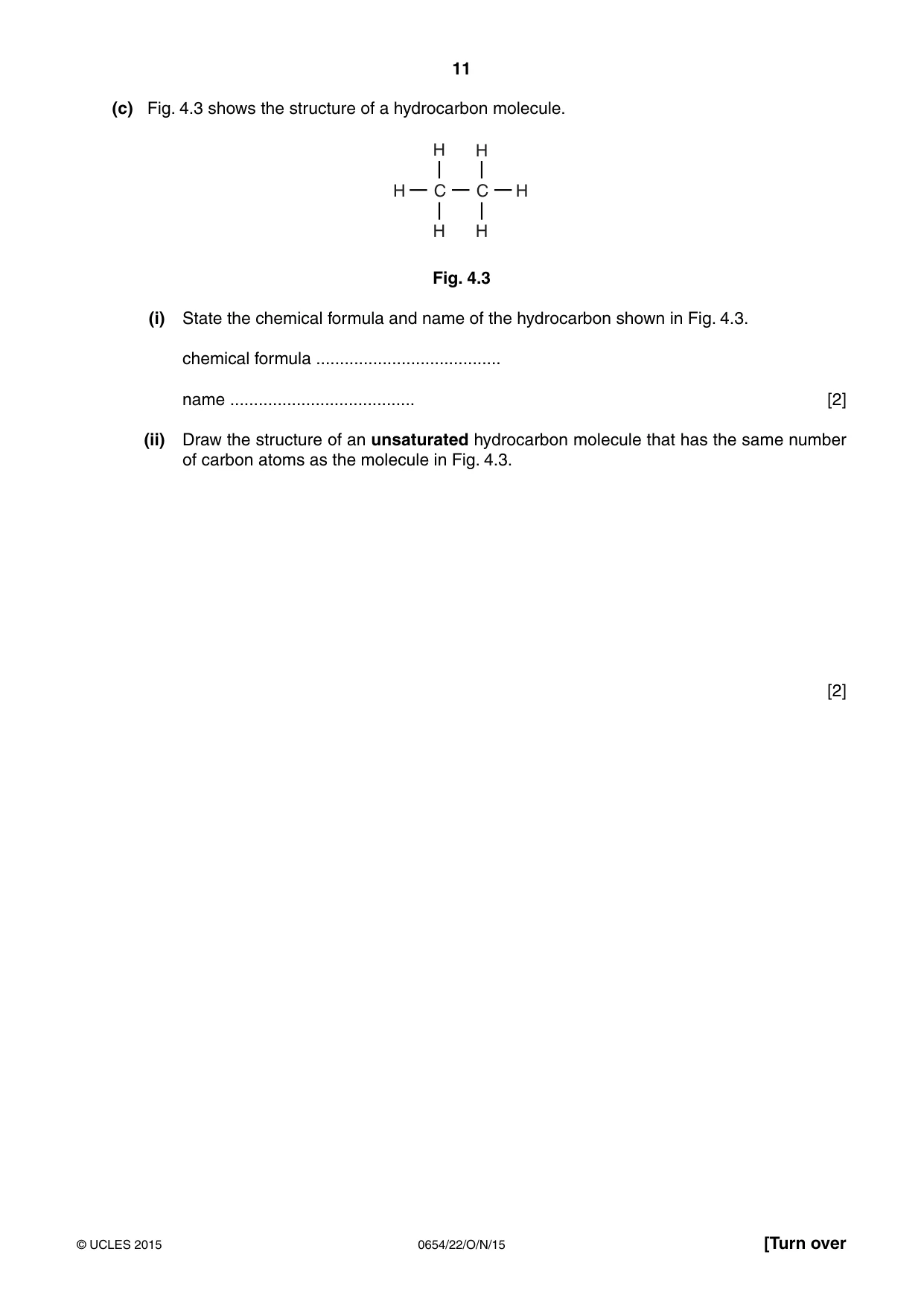Cambridge IGCSE Sciences - Co-ordinated (Double) 0654 2015 Oct/Nov Paper 2 · Variant 2 question paper, page 11 of 32