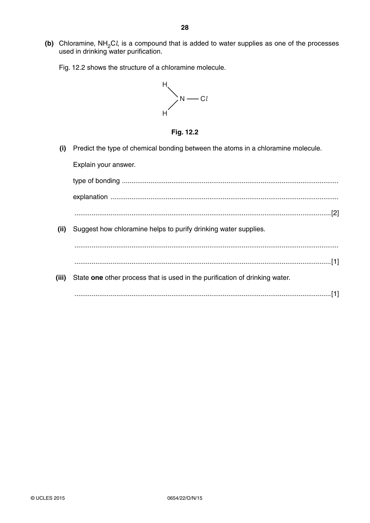 Cambridge IGCSE Sciences - Co-ordinated (Double) 0654 2015 Oct/Nov Paper 2 · Variant 2 question paper, page 28 of 32