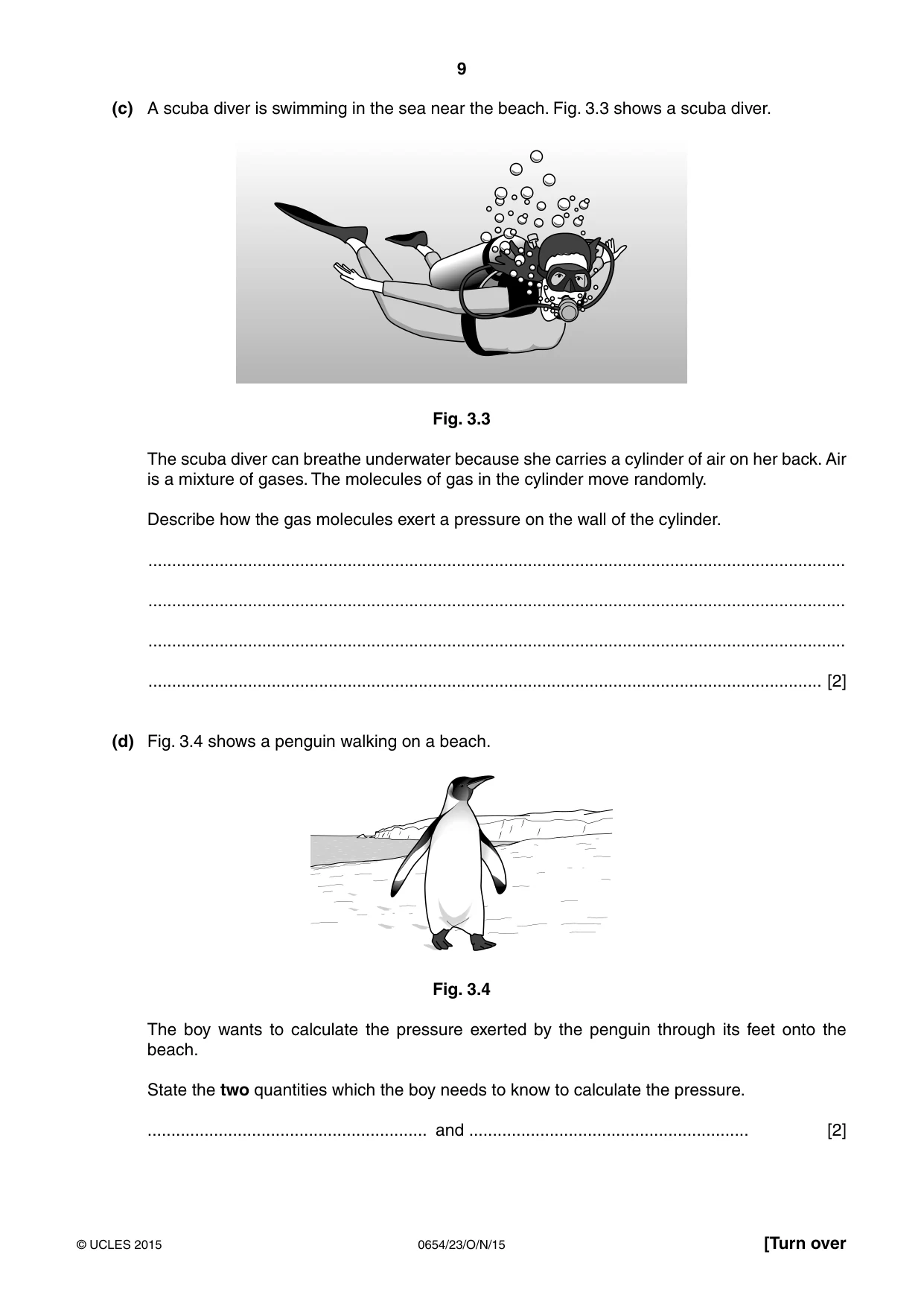 Cambridge IGCSE Sciences - Co-ordinated (Double) 0654 2015 Oct/Nov Paper 2 · Variant 3 question paper, page 9 of 32