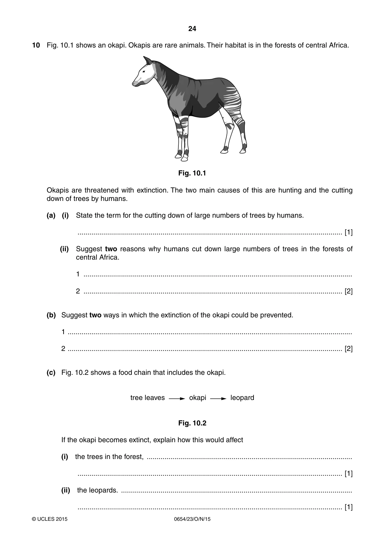 Cambridge IGCSE Sciences - Co-ordinated (Double) 0654 2015 Oct/Nov Paper 2 · Variant 3 question paper, page 24 of 32