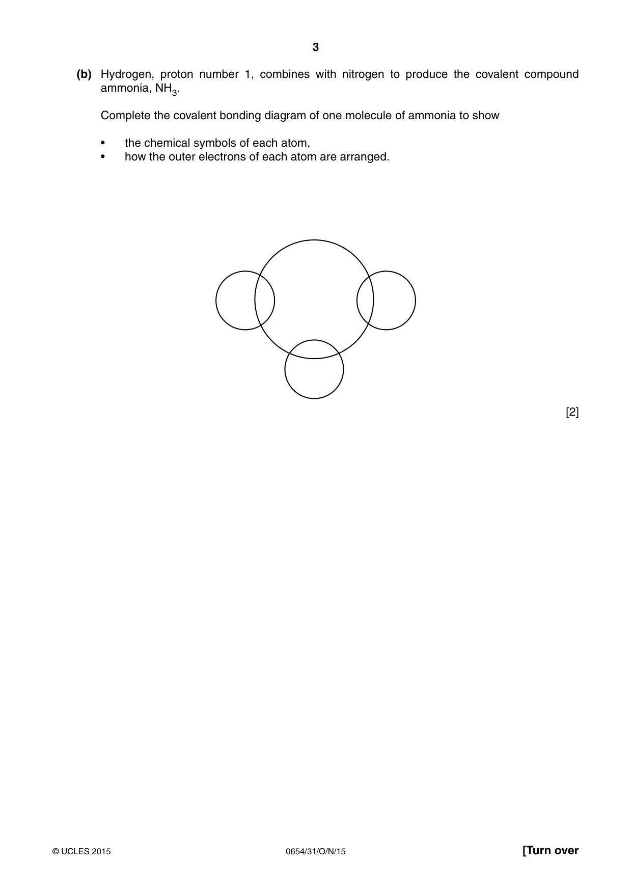 Cambridge IGCSE Sciences - Co-ordinated (Double) 0654 2015 Oct/Nov Paper 3 · Variant 1 question paper, page 3 of 32
