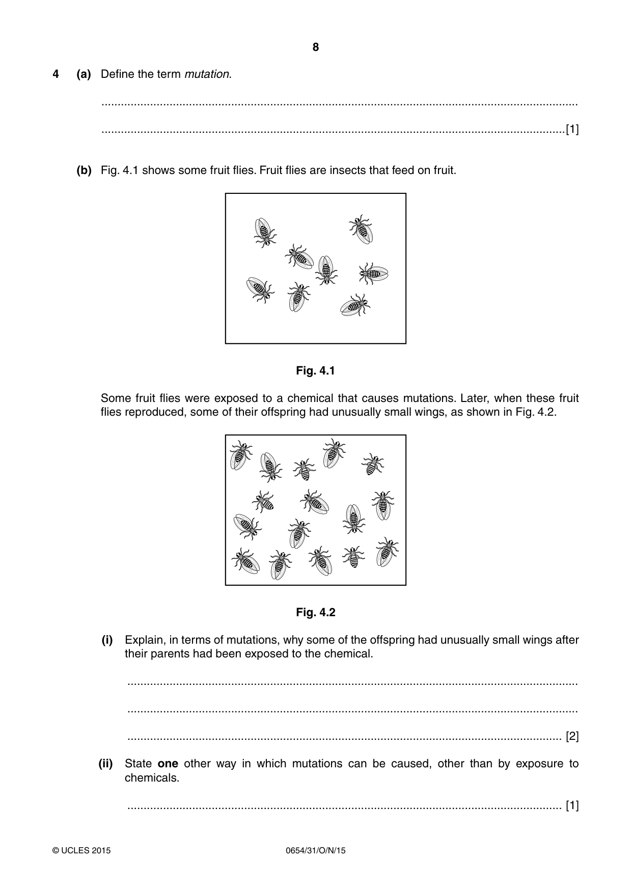Cambridge IGCSE Sciences - Co-ordinated (Double) 0654 2015 Oct/Nov Paper 3 · Variant 1 question paper, page 8 of 32