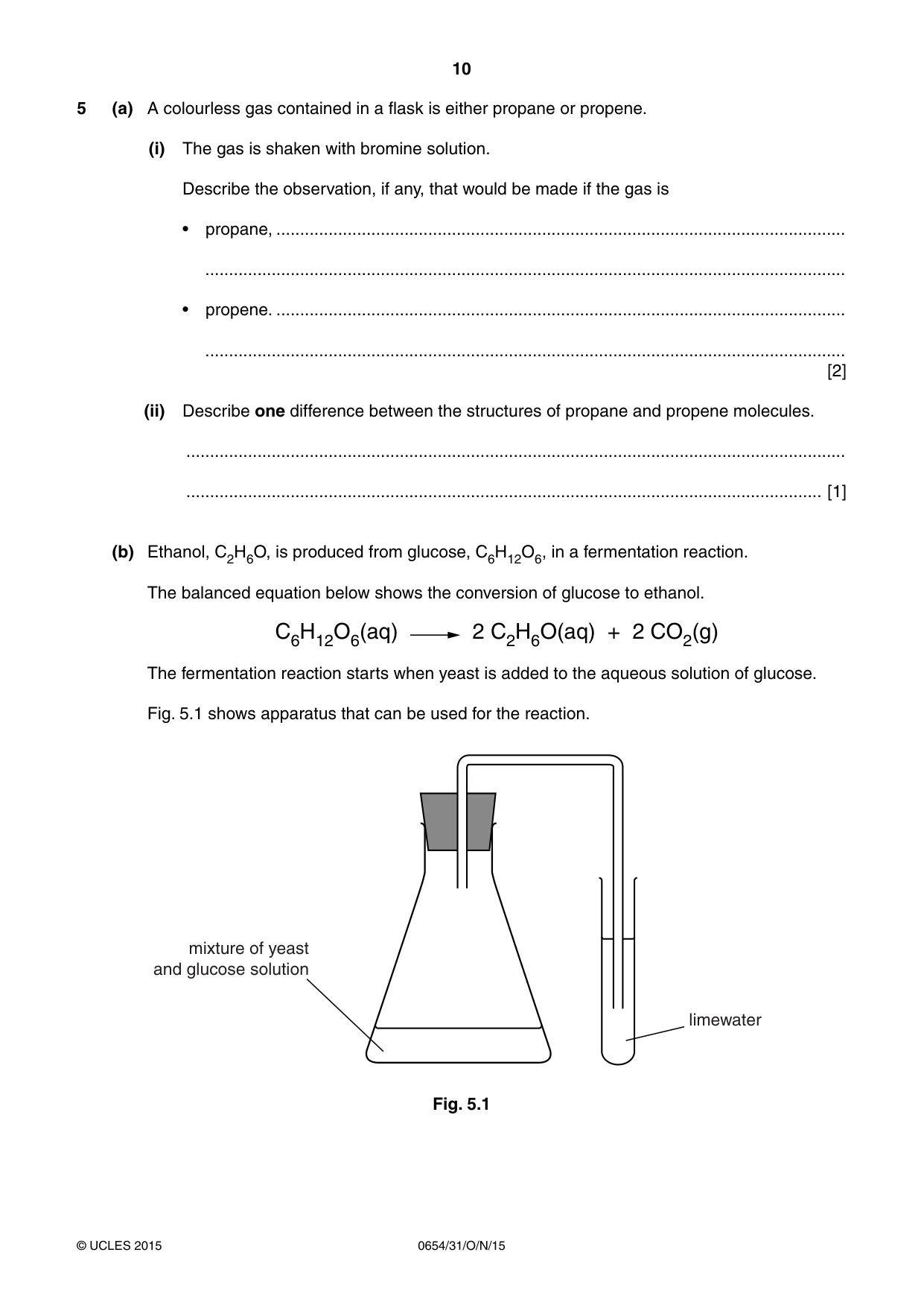 Cambridge IGCSE Sciences - Co-ordinated (Double) 0654 2015 Oct/Nov Paper 3 · Variant 1 question paper, page 10 of 32