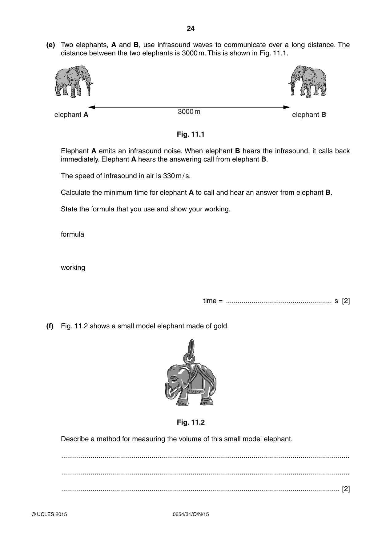 Cambridge IGCSE Sciences - Co-ordinated (Double) 0654 2015 Oct/Nov Paper 3 · Variant 1 question paper, page 24 of 32