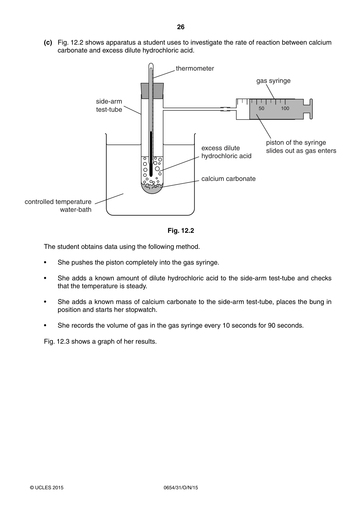 Cambridge IGCSE Sciences - Co-ordinated (Double) 0654 2015 Oct/Nov Paper 3 · Variant 1 question paper, page 26 of 32