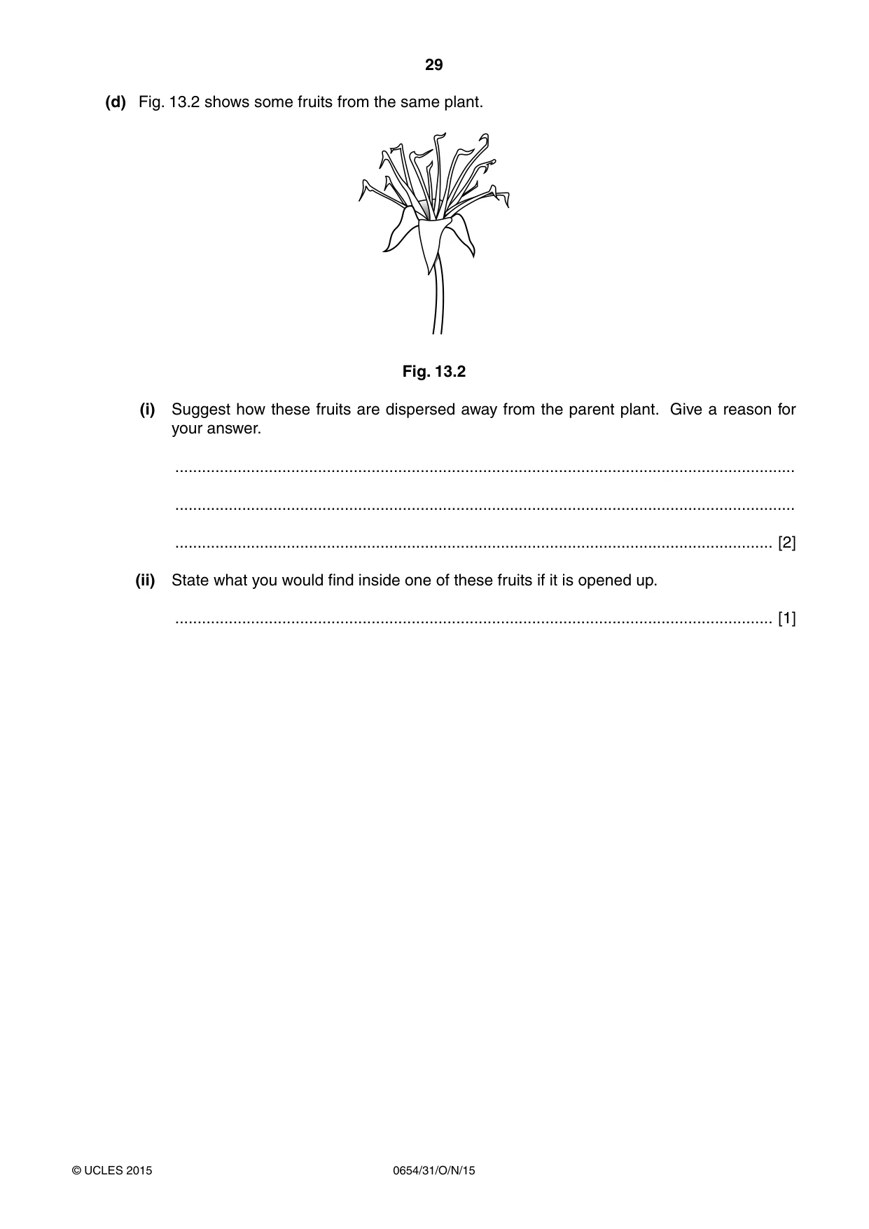 Cambridge IGCSE Sciences - Co-ordinated (Double) 0654 2015 Oct/Nov Paper 3 · Variant 1 question paper, page 29 of 32