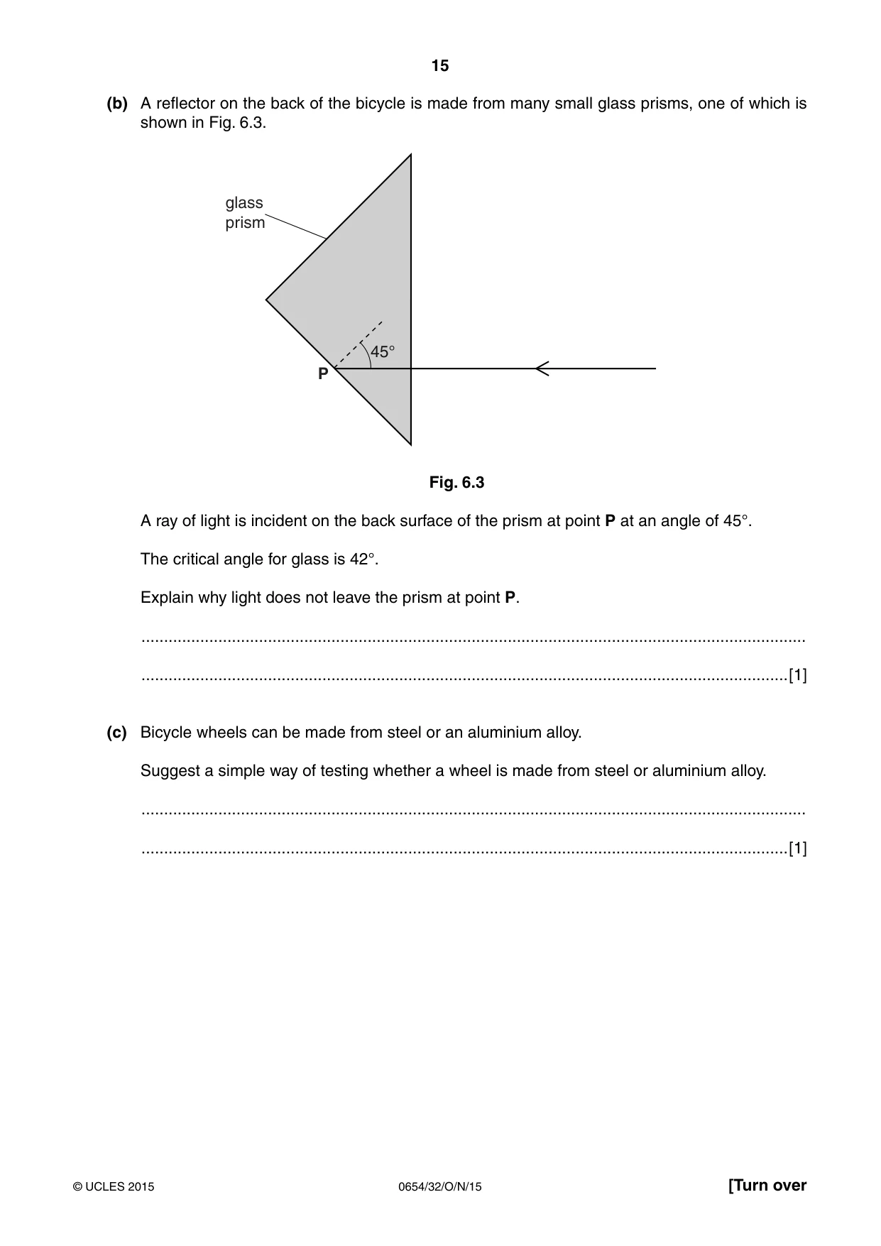 Cambridge IGCSE Sciences - Co-ordinated (Double) 0654 2015 Oct/Nov Paper 3 · Variant 2 question paper, page 15 of 32