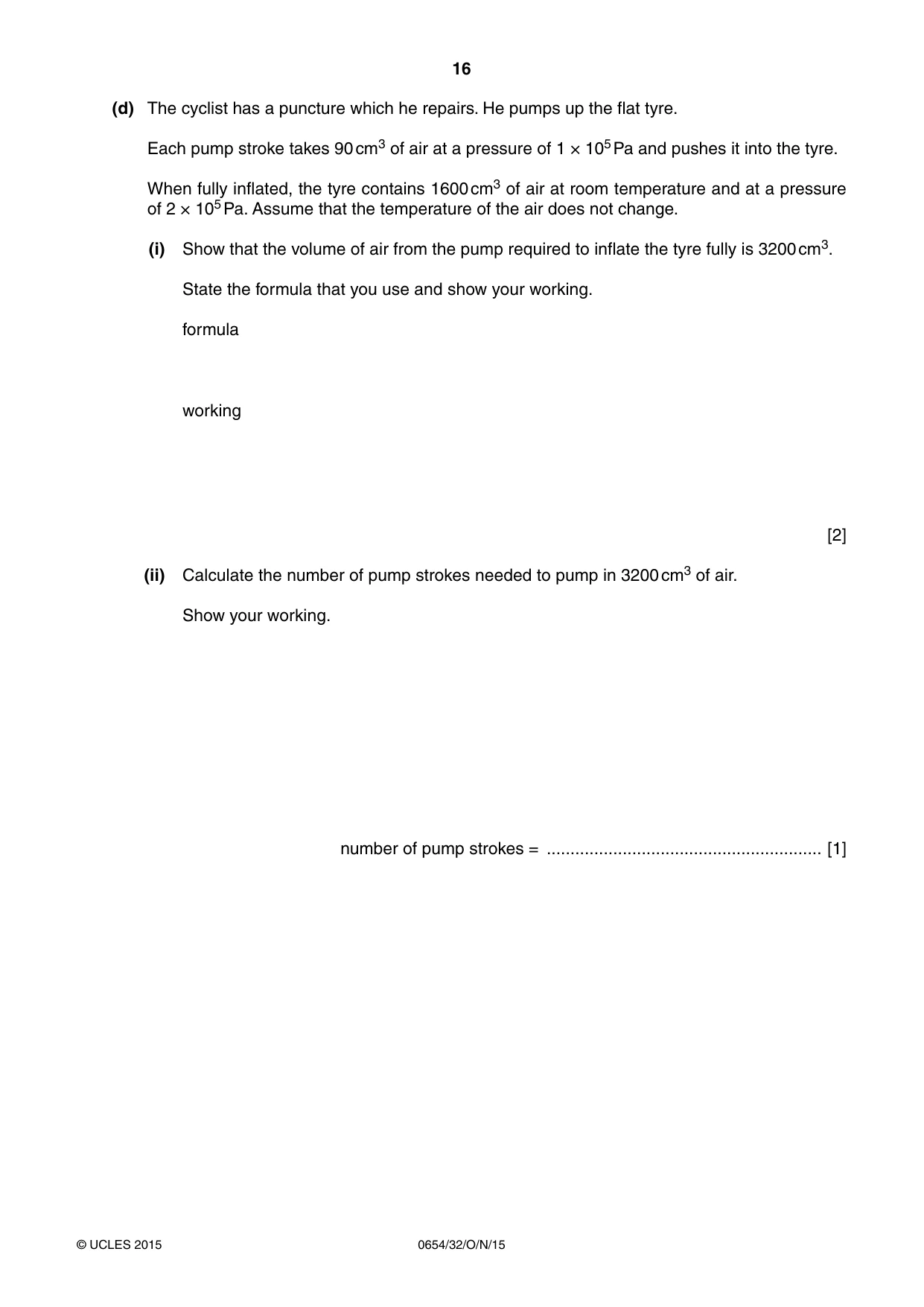 Cambridge IGCSE Sciences - Co-ordinated (Double) 0654 2015 Oct/Nov Paper 3 · Variant 2 question paper, page 16 of 32