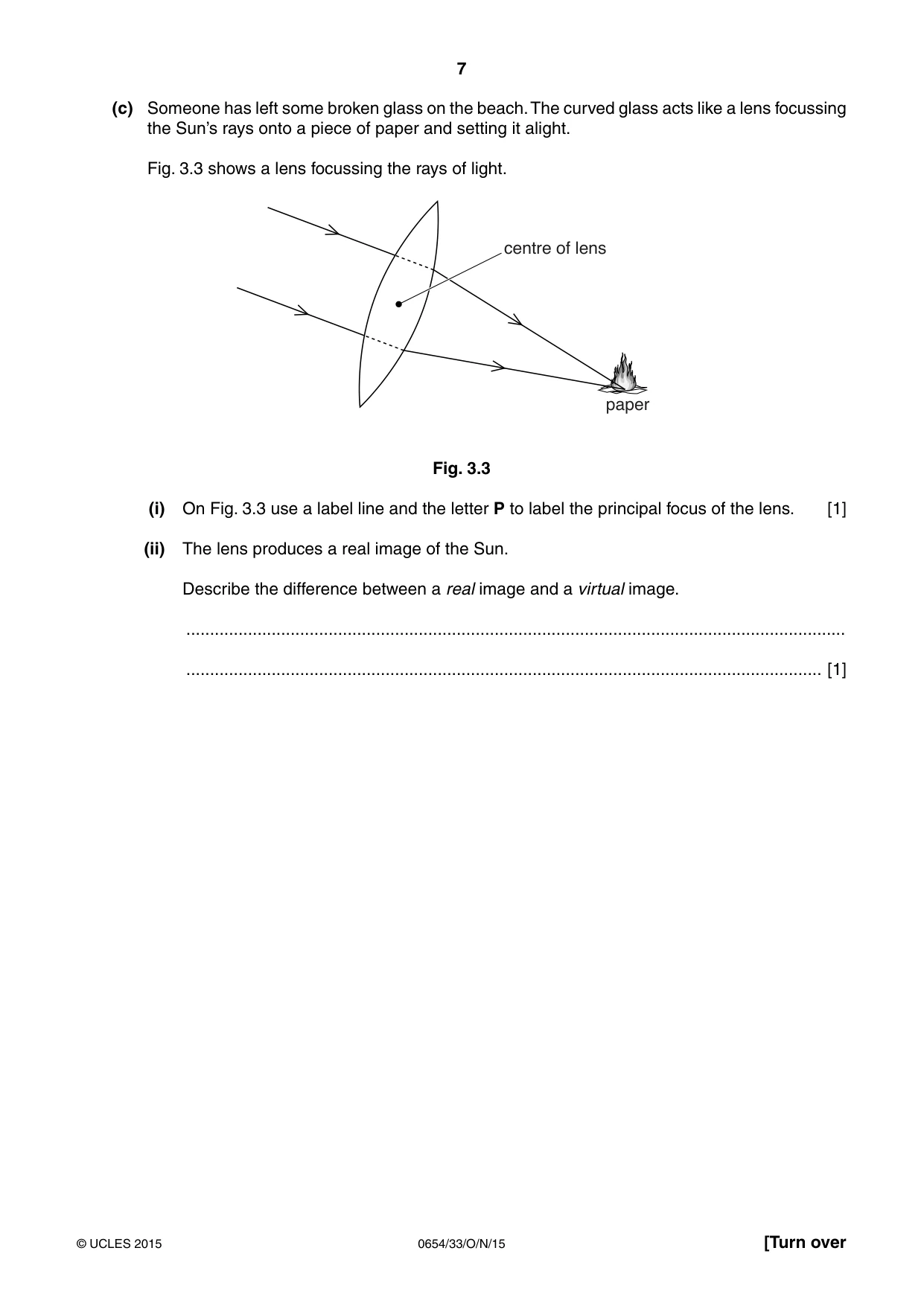 Cambridge IGCSE Sciences - Co-ordinated (Double) 0654 2015 Oct/Nov Paper 3 · Variant 3 question paper, page 7 of 28