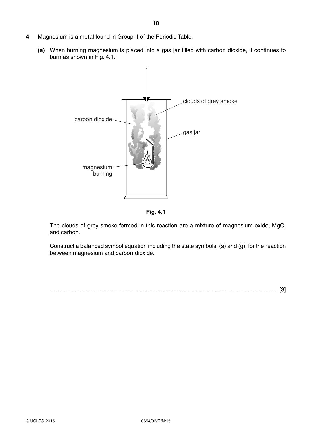 Cambridge IGCSE Sciences - Co-ordinated (Double) 0654 2015 Oct/Nov Paper 3 · Variant 3 question paper, page 10 of 28