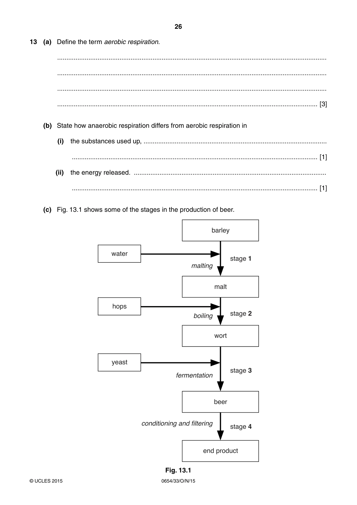 Cambridge IGCSE Sciences - Co-ordinated (Double) 0654 2015 Oct/Nov Paper 3 · Variant 3 question paper, page 26 of 28