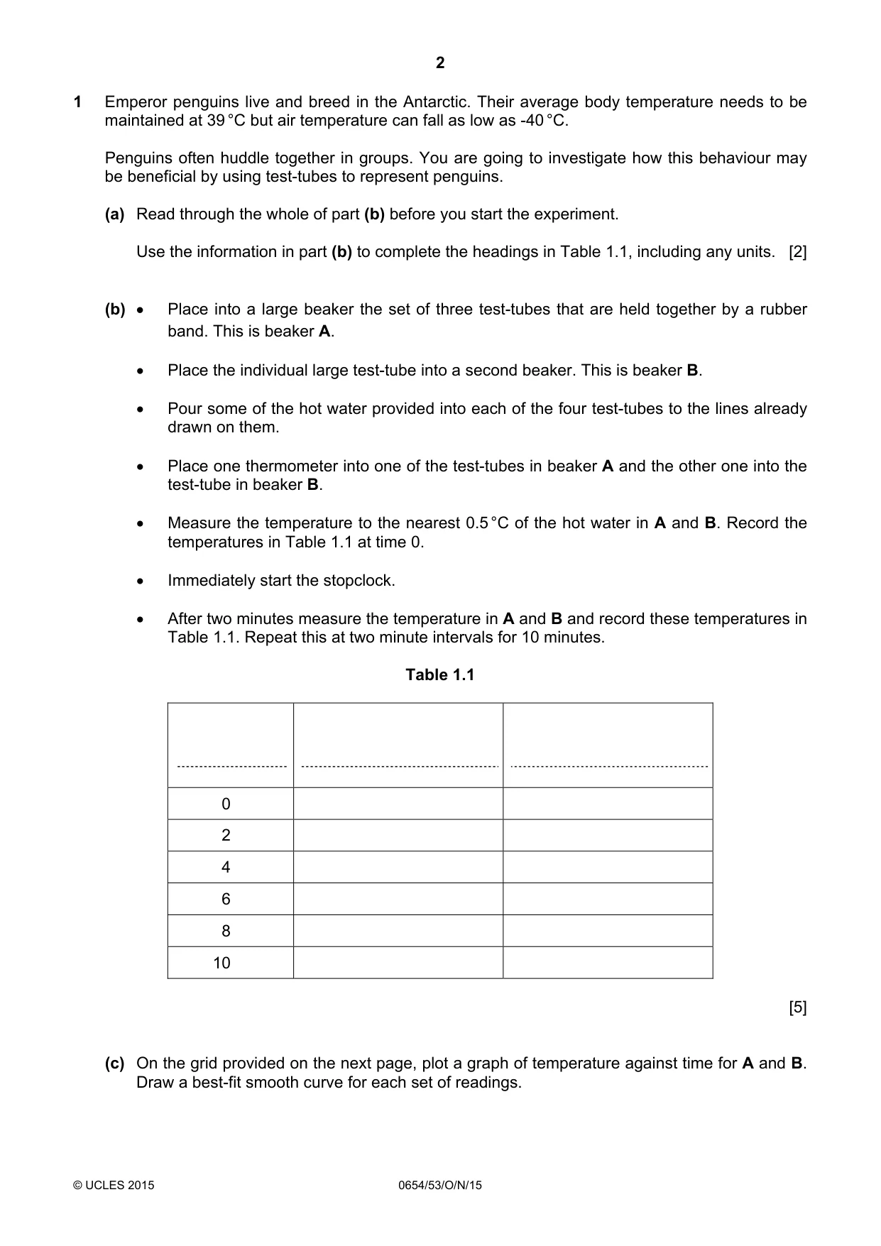 Cambridge IGCSE Sciences - Co-ordinated (Double) 0654 2015 Oct/Nov Paper 5 · Variant 3 question paper, page 2 of 12