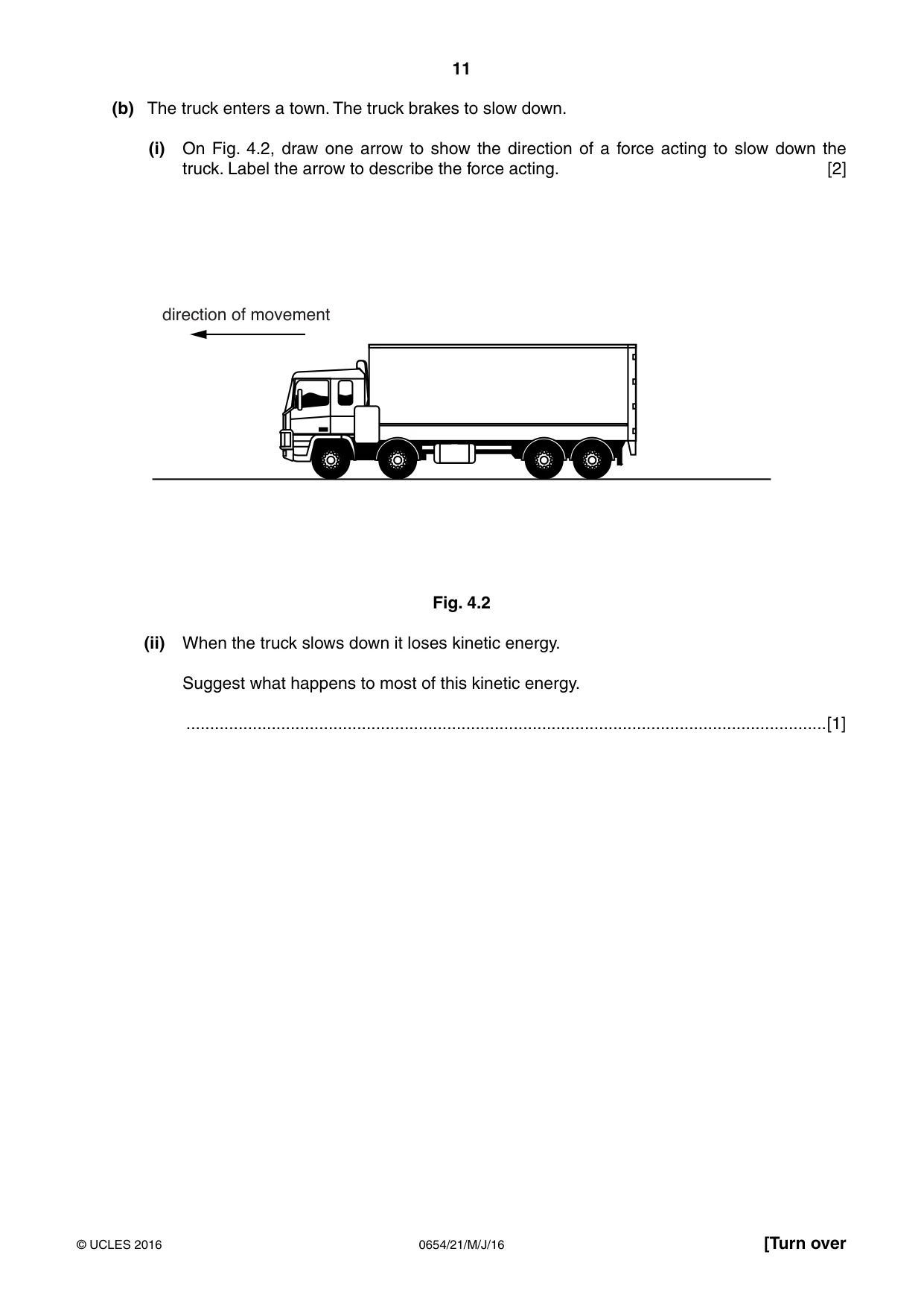 Cambridge IGCSE Sciences - Co-ordinated (Double) 0654 2016 May/June Paper 2 · Variant 1 question paper, page 11 of 28