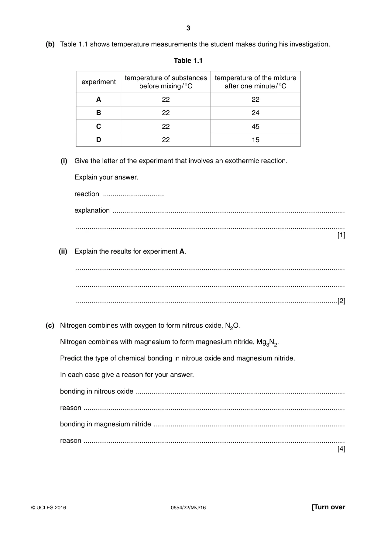 Cambridge IGCSE Sciences - Co-ordinated (Double) 0654 2016 May/June Paper 2 · Variant 2 question paper, page 3 of 32