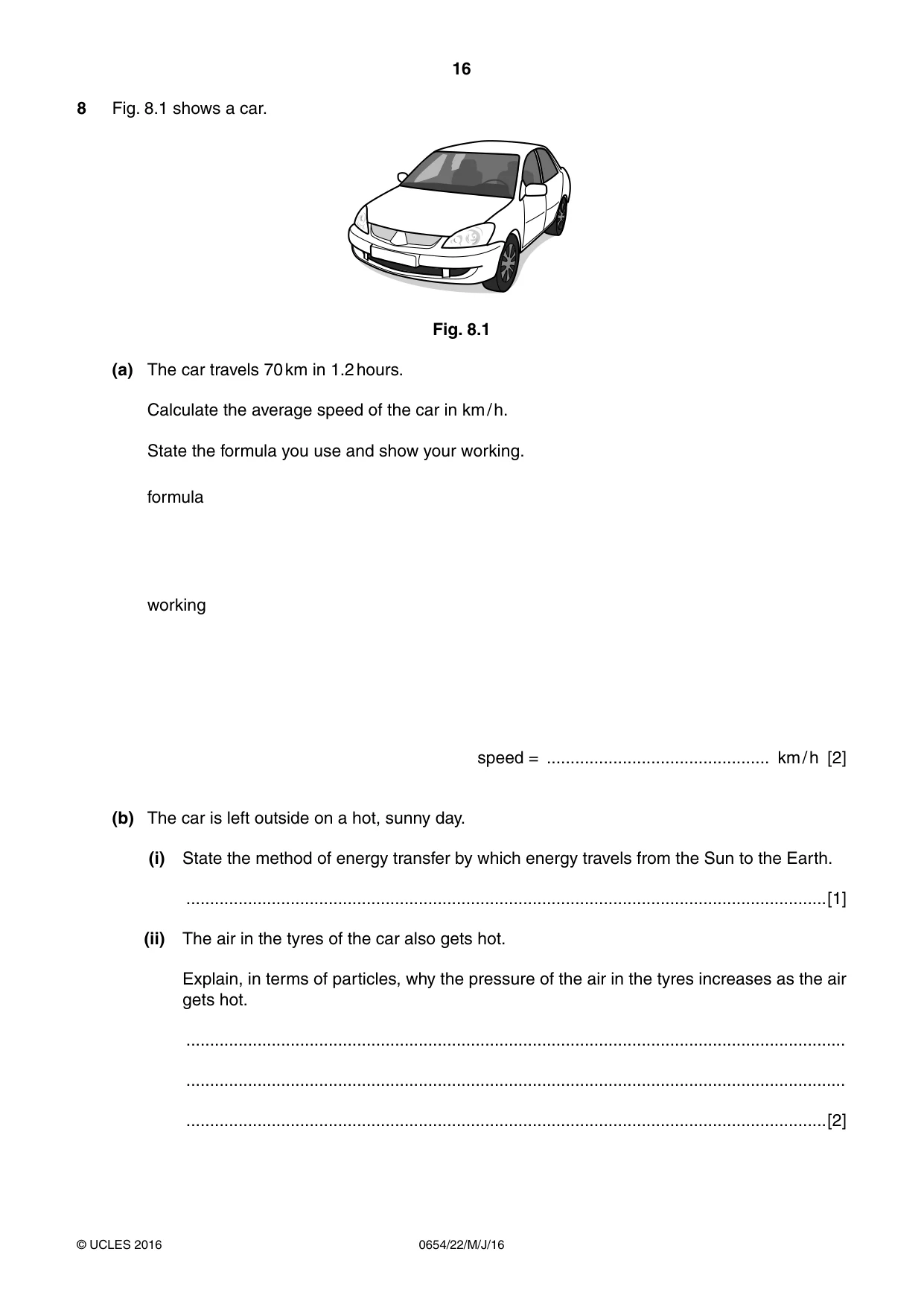 Cambridge IGCSE Sciences - Co-ordinated (Double) 0654 2016 May/June Paper 2 · Variant 2 question paper, page 16 of 32