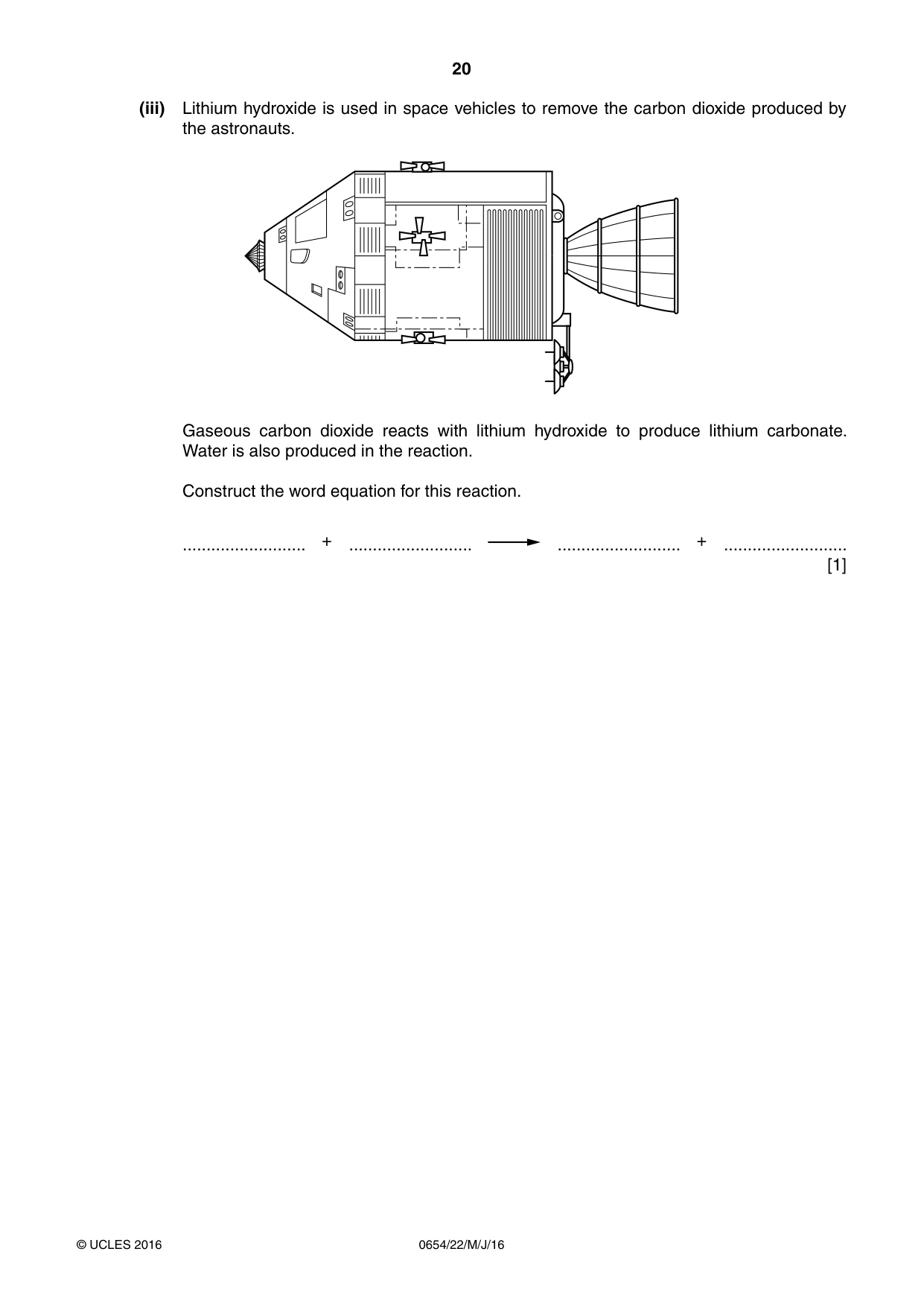 Cambridge IGCSE Sciences - Co-ordinated (Double) 0654 2016 May/June Paper 2 · Variant 2 question paper, page 20 of 32