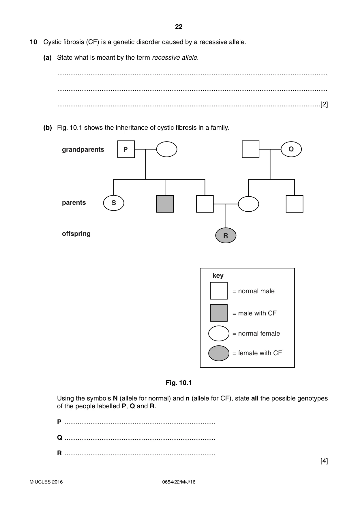 Cambridge IGCSE Sciences - Co-ordinated (Double) 0654 2016 May/June Paper 2 · Variant 2 question paper, page 22 of 32