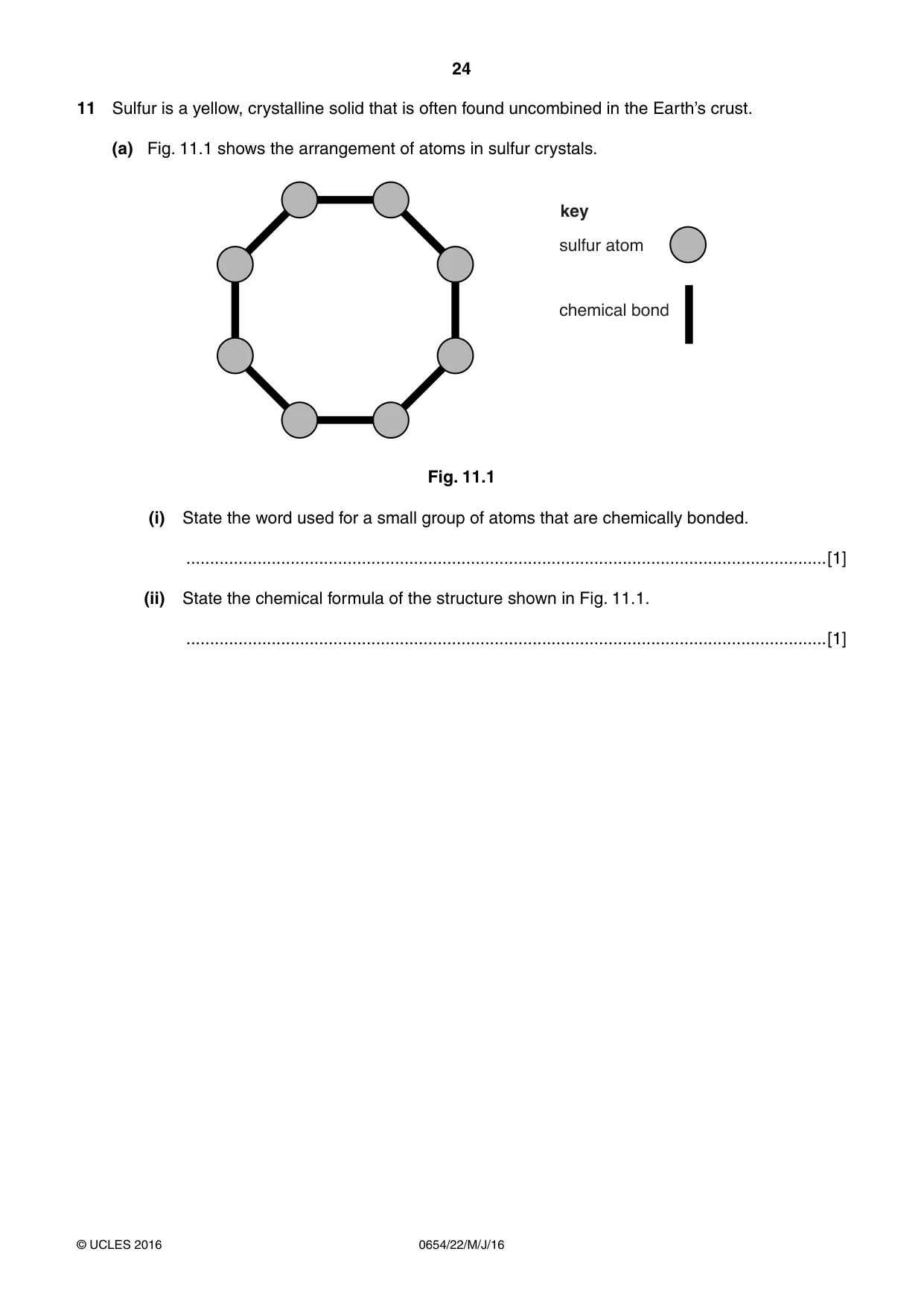 Cambridge IGCSE Sciences - Co-ordinated (Double) 0654 2016 May/June Paper 2 · Variant 2 question paper, page 24 of 32