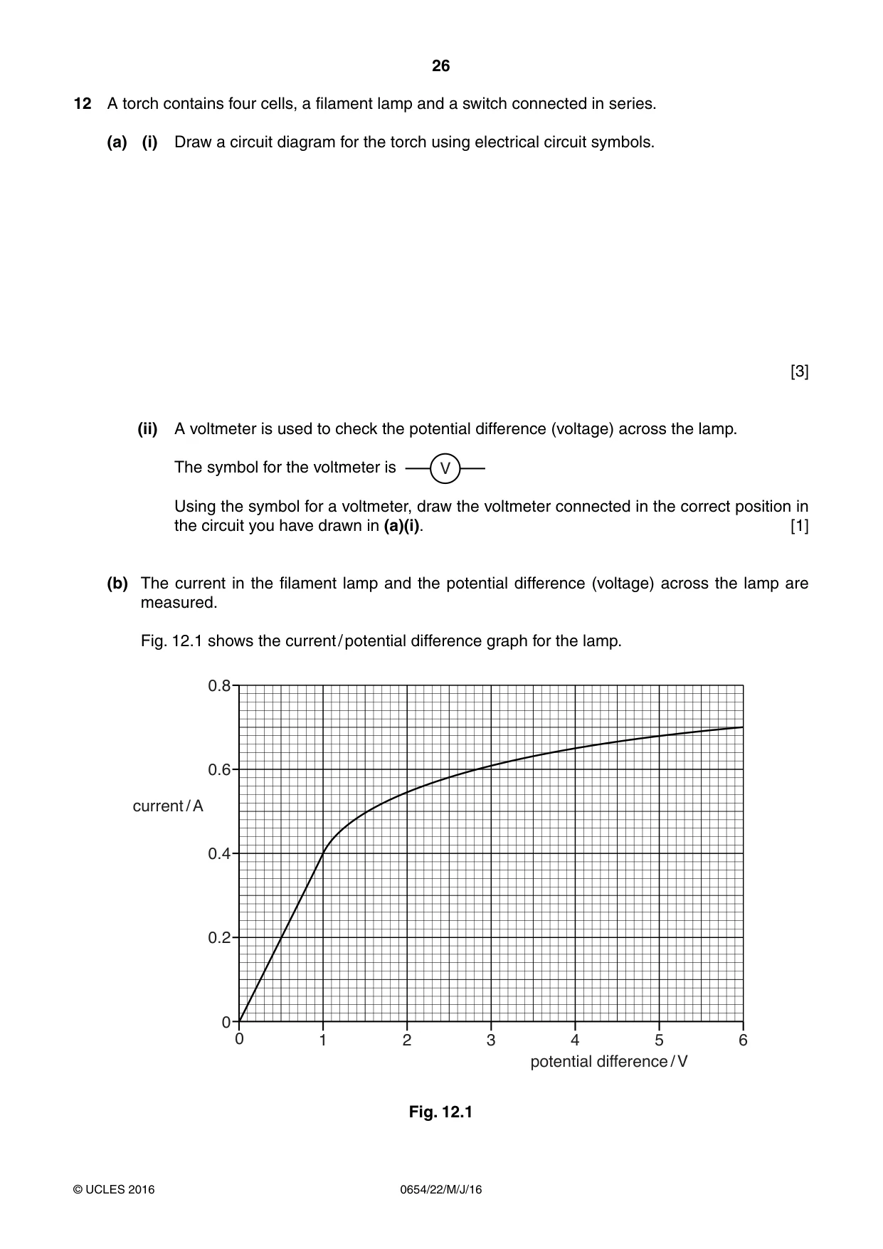 Cambridge IGCSE Sciences - Co-ordinated (Double) 0654 2016 May/June Paper 2 · Variant 2 question paper, page 26 of 32