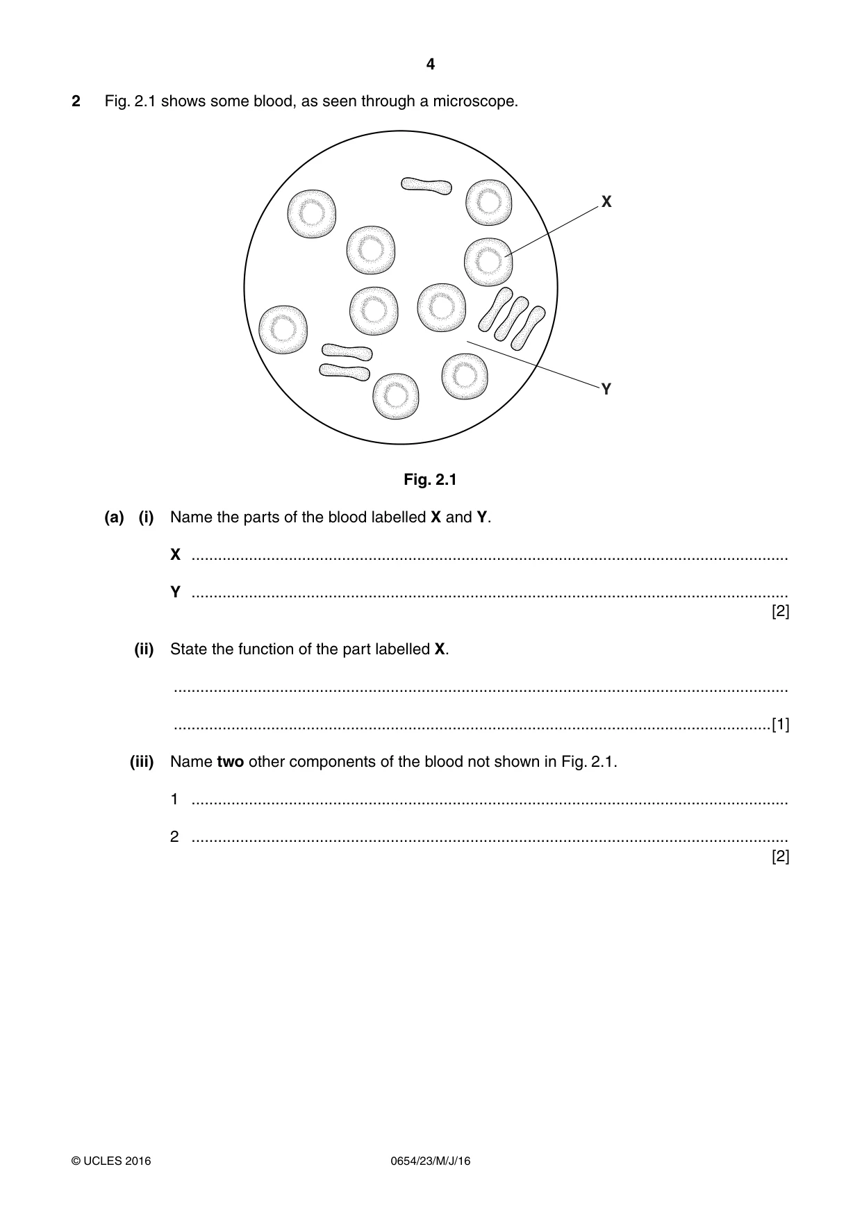 Cambridge IGCSE Sciences - Co-ordinated (Double) 0654 2016 May/June Paper 2 · Variant 3 question paper, page 4 of 32