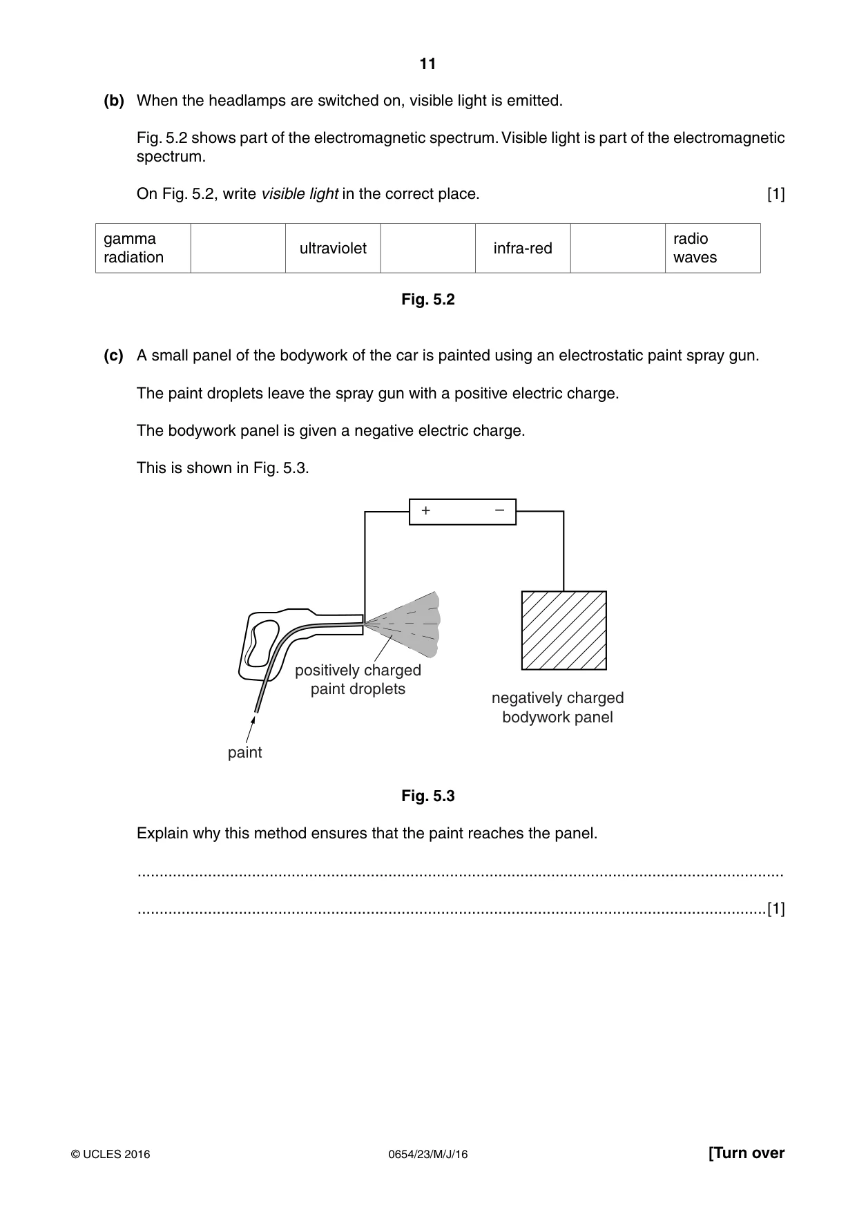 Cambridge IGCSE Sciences - Co-ordinated (Double) 0654 2016 May/June Paper 2 · Variant 3 question paper, page 11 of 32