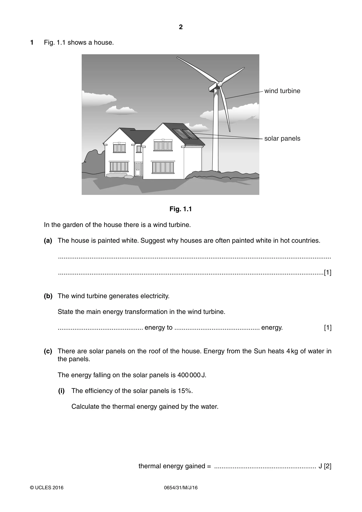 Cambridge IGCSE Sciences - Co-ordinated (Double) 0654 2016 May/June Paper 3 · Variant 1 question paper, page 2 of 32