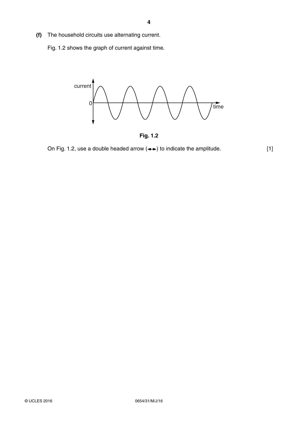 Cambridge IGCSE Sciences - Co-ordinated (Double) 0654 2016 May/June Paper 3 · Variant 1 question paper, page 4 of 32