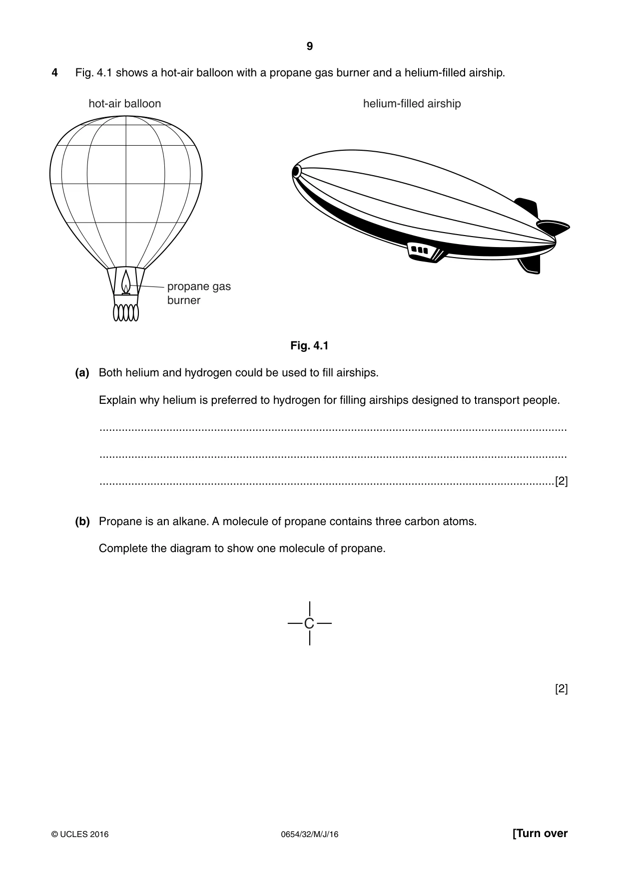 Cambridge IGCSE Sciences - Co-ordinated (Double) 0654 2016 May/June Paper 3 · Variant 2 question paper, page 9 of 32