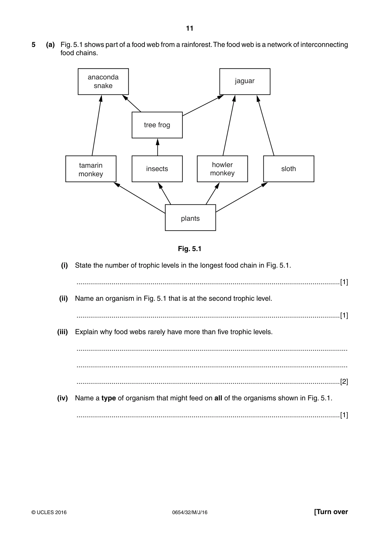 Cambridge IGCSE Sciences - Co-ordinated (Double) 0654 2016 May/June Paper 3 · Variant 2 question paper, page 11 of 32