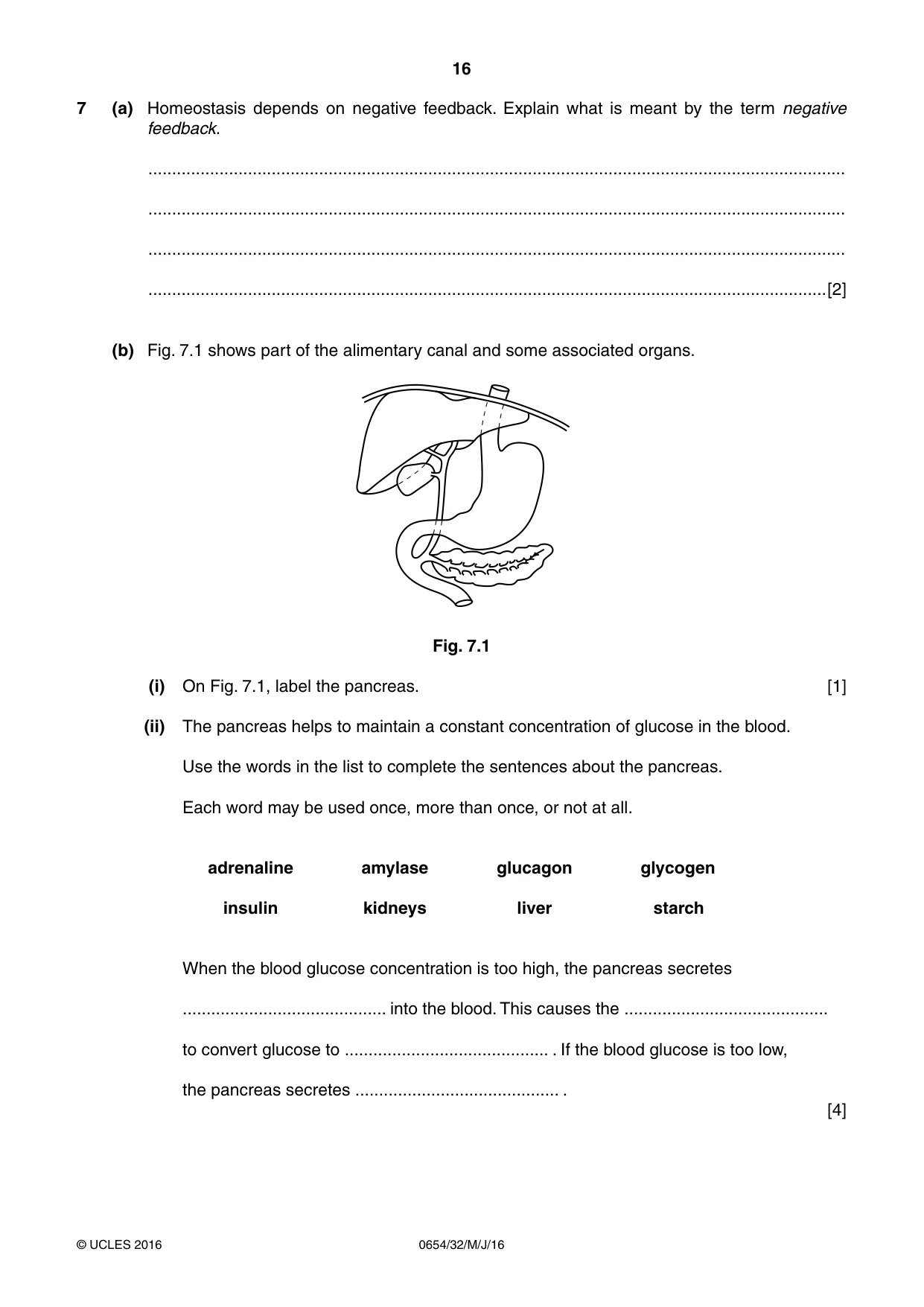 Cambridge IGCSE Sciences - Co-ordinated (Double) 0654 2016 May/June Paper 3 · Variant 2 question paper, page 16 of 32