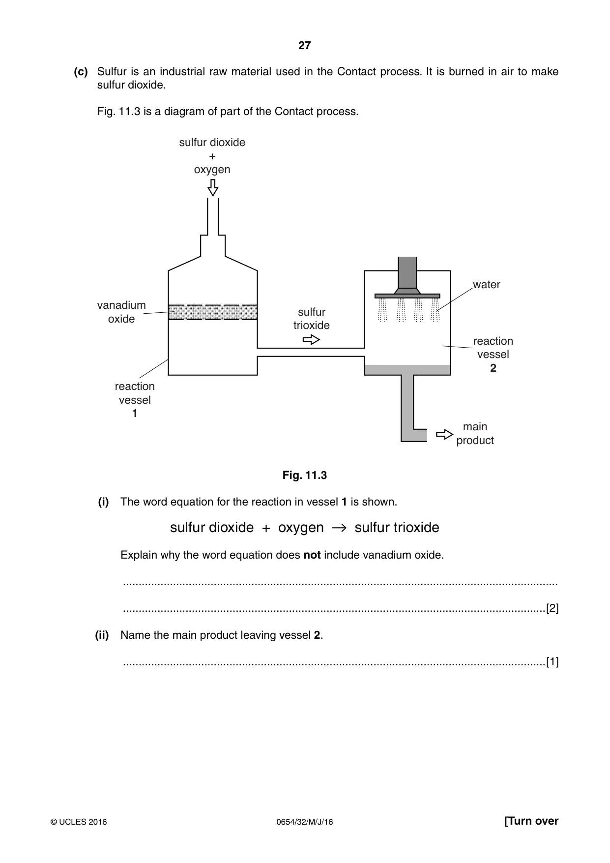 Cambridge IGCSE Sciences - Co-ordinated (Double) 0654 2016 May/June Paper 3 · Variant 2 question paper, page 27 of 32