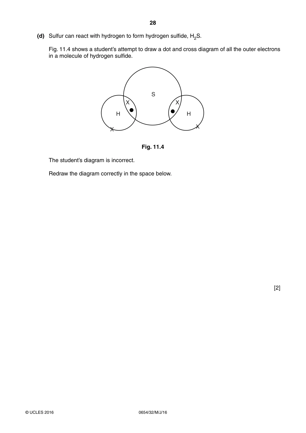 Cambridge IGCSE Sciences - Co-ordinated (Double) 0654 2016 May/June Paper 3 · Variant 2 question paper, page 28 of 32