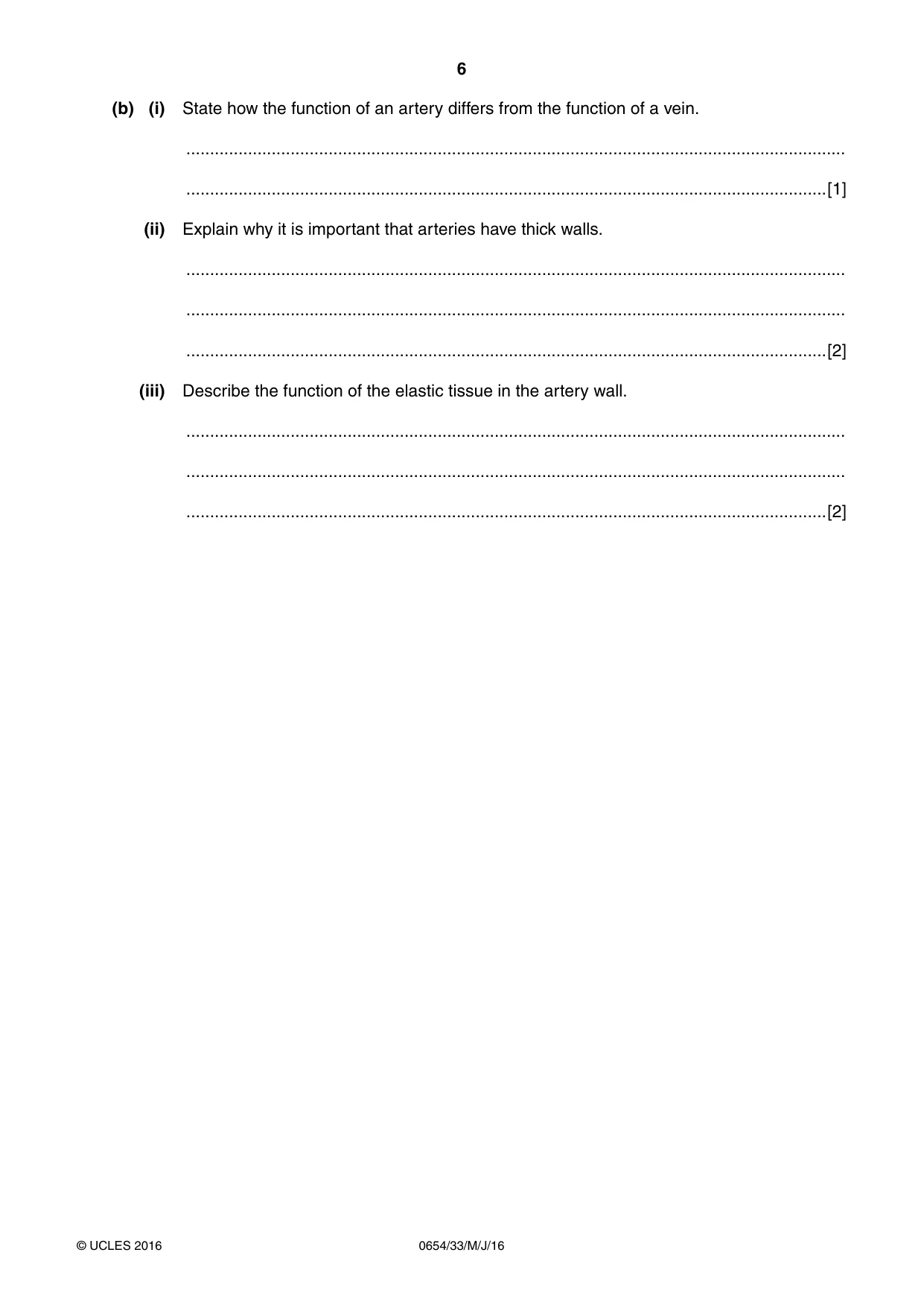 Cambridge IGCSE Sciences - Co-ordinated (Double) 0654 2016 May/June Paper 3 · Variant 3 question paper, page 6 of 36