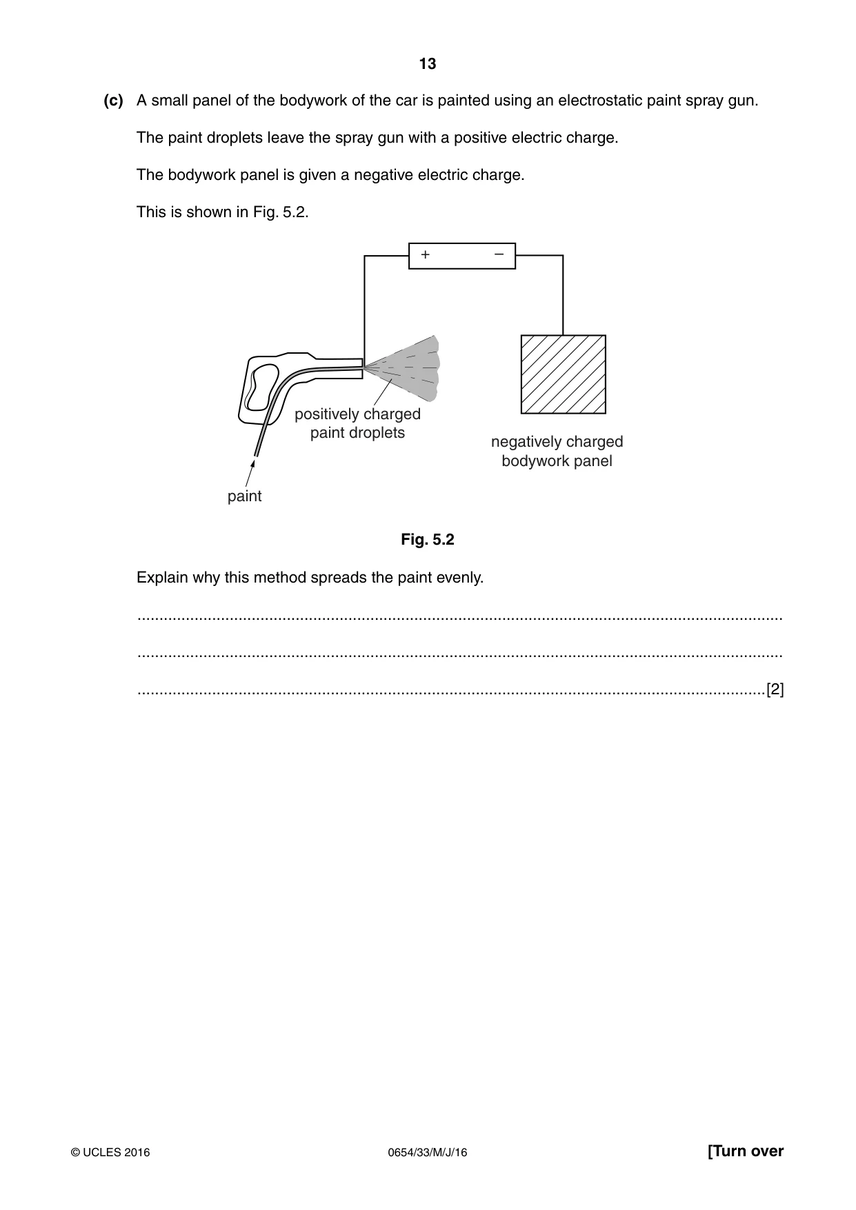 Cambridge IGCSE Sciences - Co-ordinated (Double) 0654 2016 May/June Paper 3 · Variant 3 question paper, page 13 of 36
