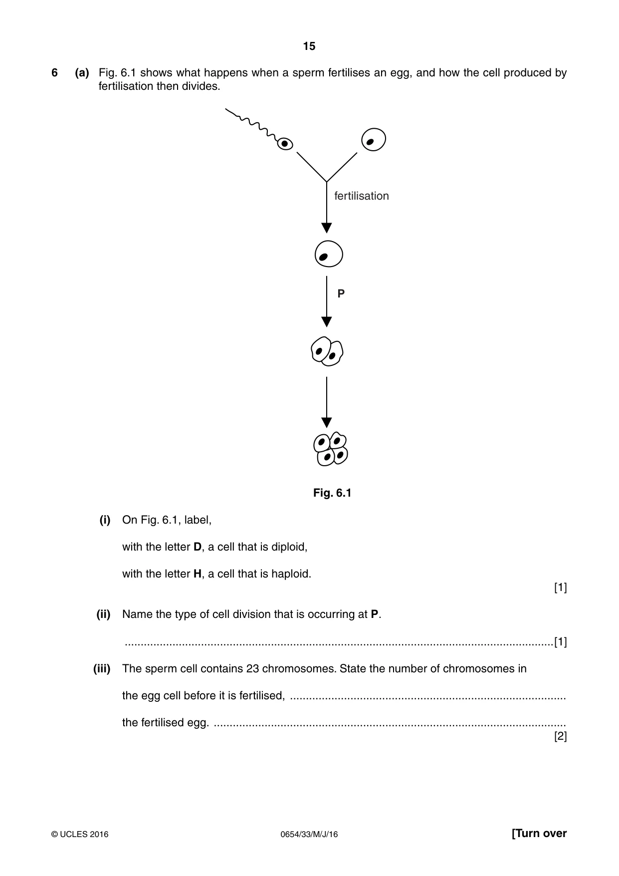 Cambridge IGCSE Sciences - Co-ordinated (Double) 0654 2016 May/June Paper 3 · Variant 3 question paper, page 15 of 36