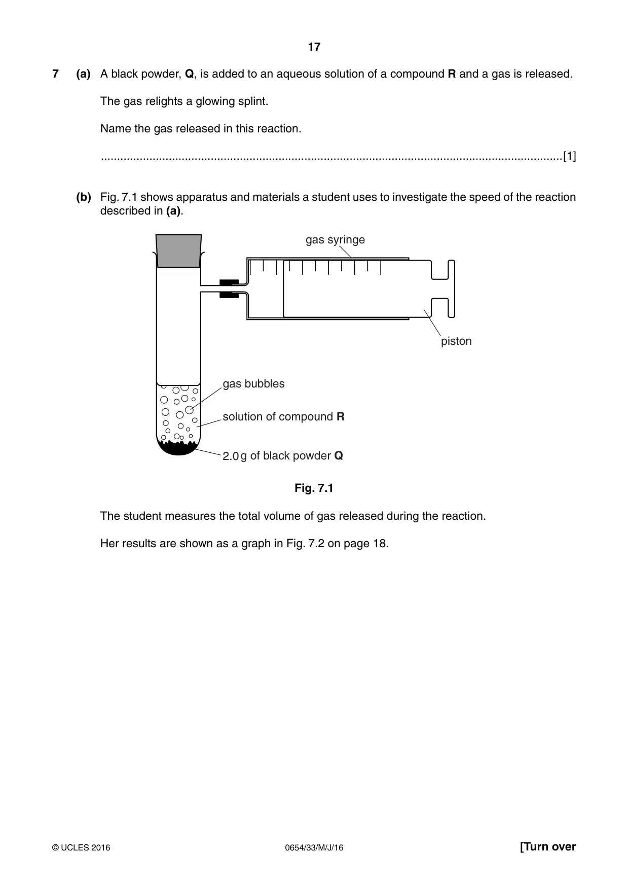 Cambridge IGCSE Sciences - Co-ordinated (Double) 0654 2016 May/June Paper 3 · Variant 3 question paper, page 17 of 36