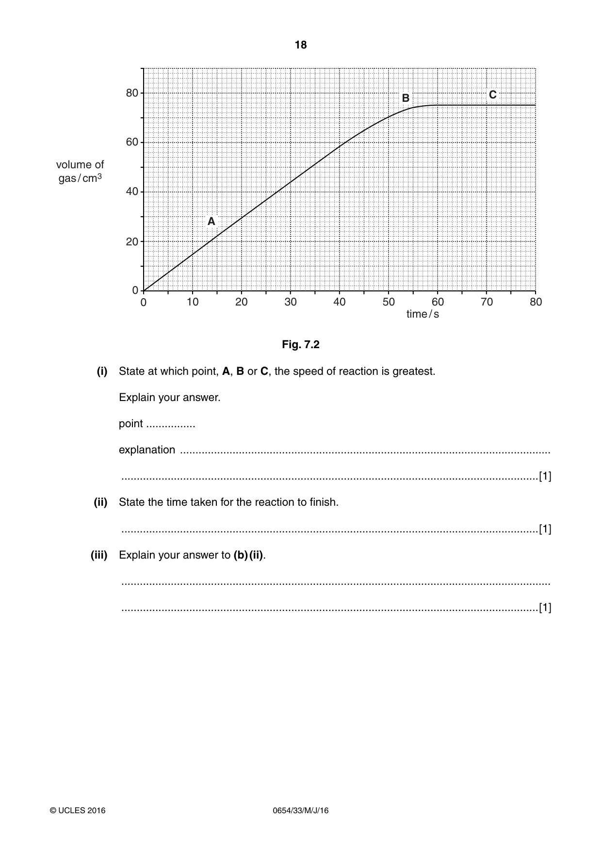 Cambridge IGCSE Sciences - Co-ordinated (Double) 0654 2016 May/June Paper 3 · Variant 3 question paper, page 18 of 36