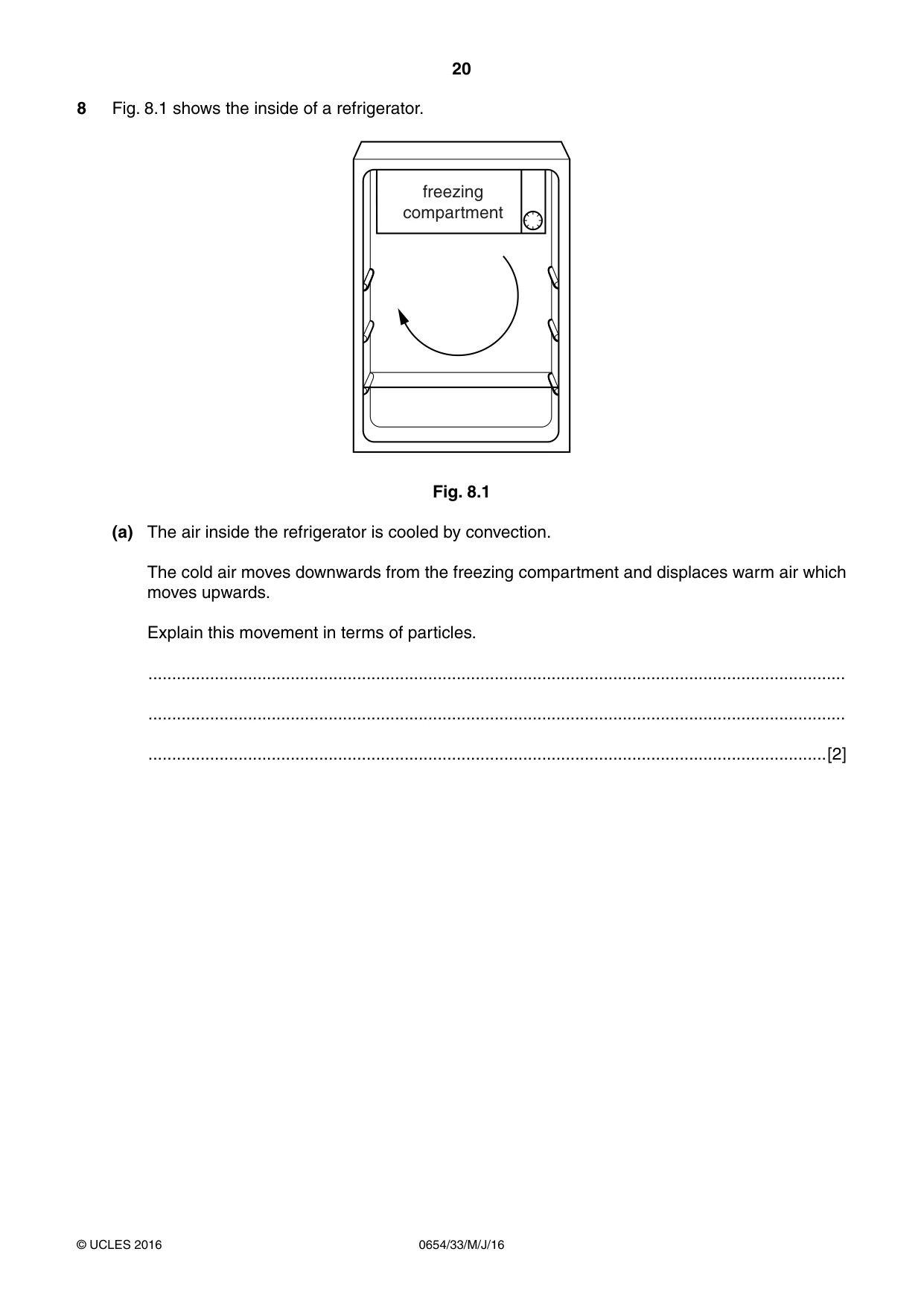 Cambridge IGCSE Sciences - Co-ordinated (Double) 0654 2016 May/June Paper 3 · Variant 3 question paper, page 20 of 36
