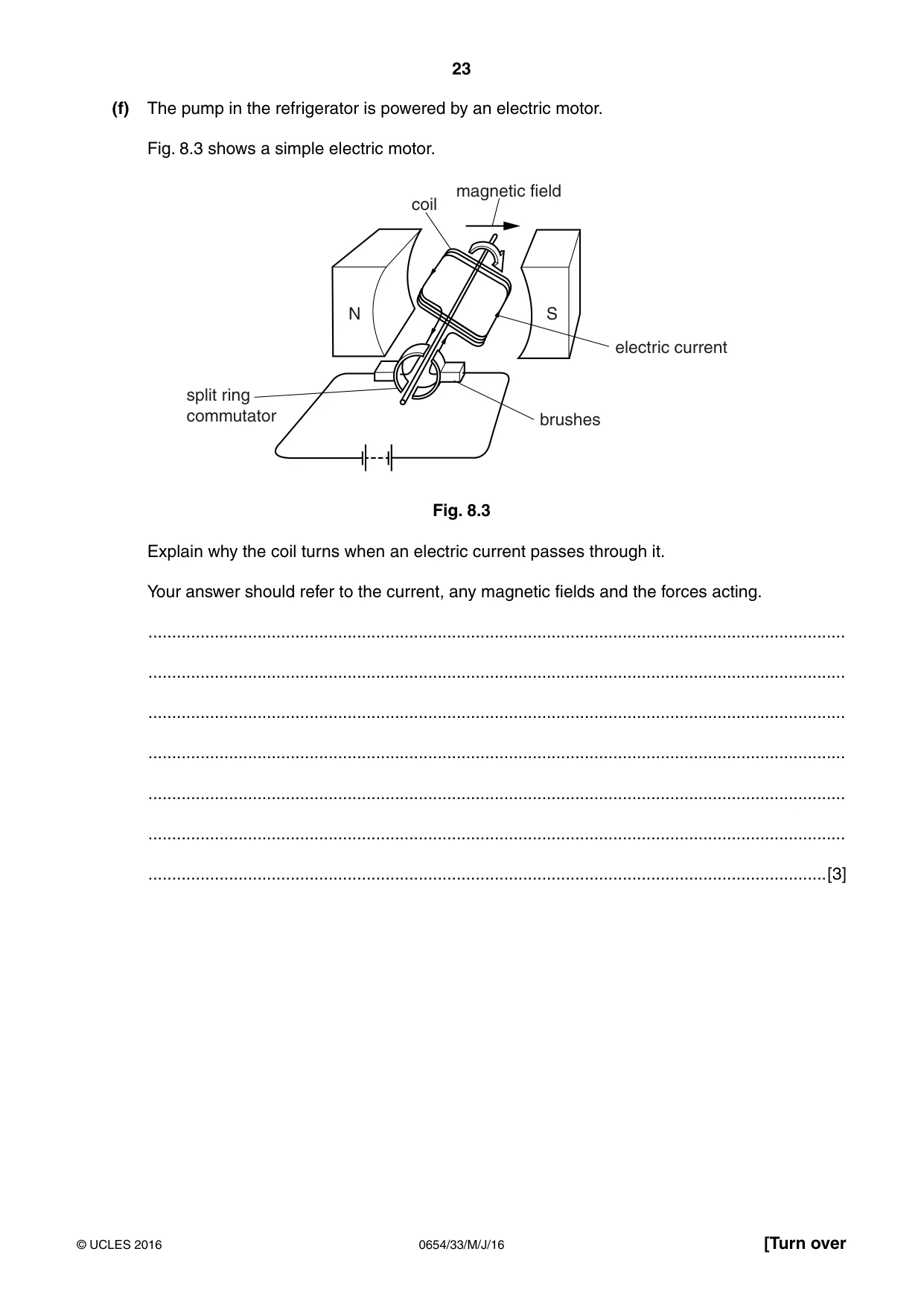 Cambridge IGCSE Sciences - Co-ordinated (Double) 0654 2016 May/June Paper 3 · Variant 3 question paper, page 23 of 36