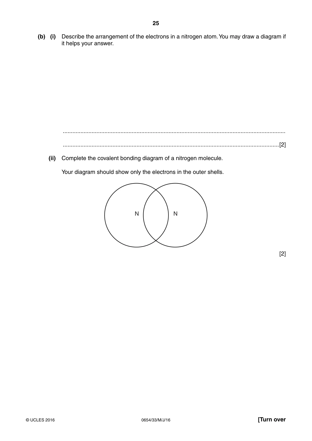 Cambridge IGCSE Sciences - Co-ordinated (Double) 0654 2016 May/June Paper 3 · Variant 3 question paper, page 25 of 36
