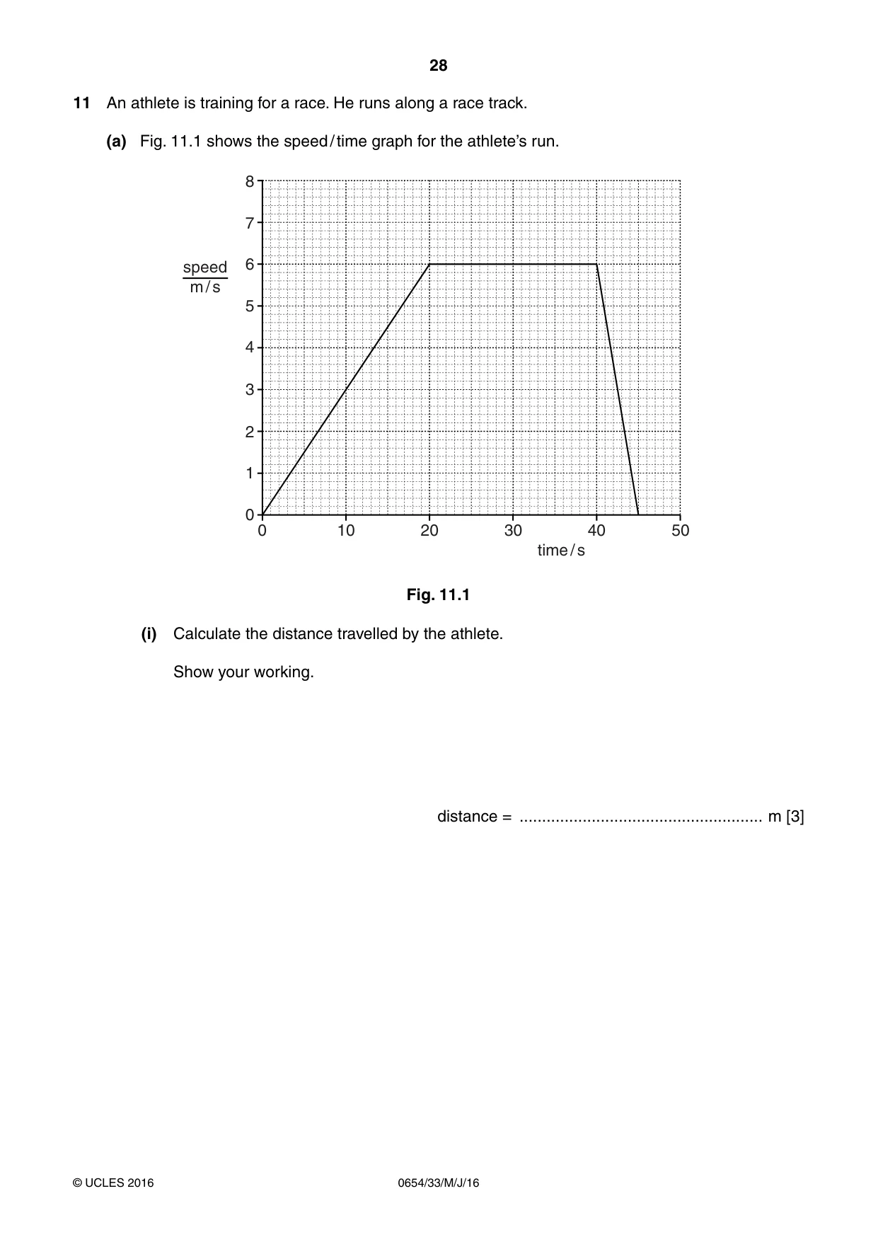 Cambridge IGCSE Sciences - Co-ordinated (Double) 0654 2016 May/June Paper 3 · Variant 3 question paper, page 28 of 36