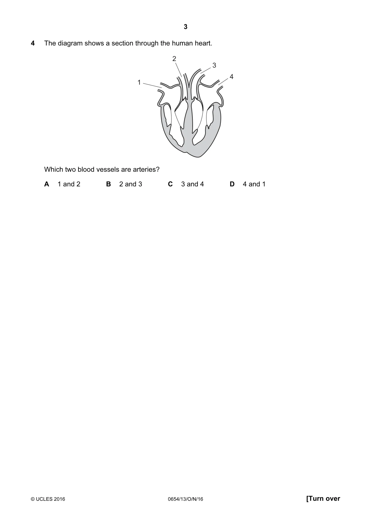 Cambridge IGCSE Sciences - Co-ordinated (Double) 0654 2016 Oct/Nov Paper 1 · Variant 3 question paper, page 3 of 20