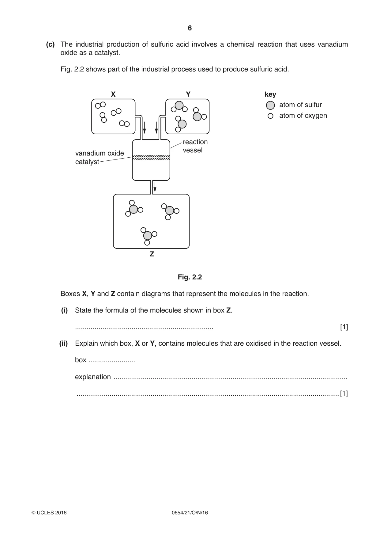 Cambridge IGCSE Sciences - Co-ordinated (Double) 0654 2016 Oct/Nov Paper 2 · Variant 1 question paper, page 6 of 32