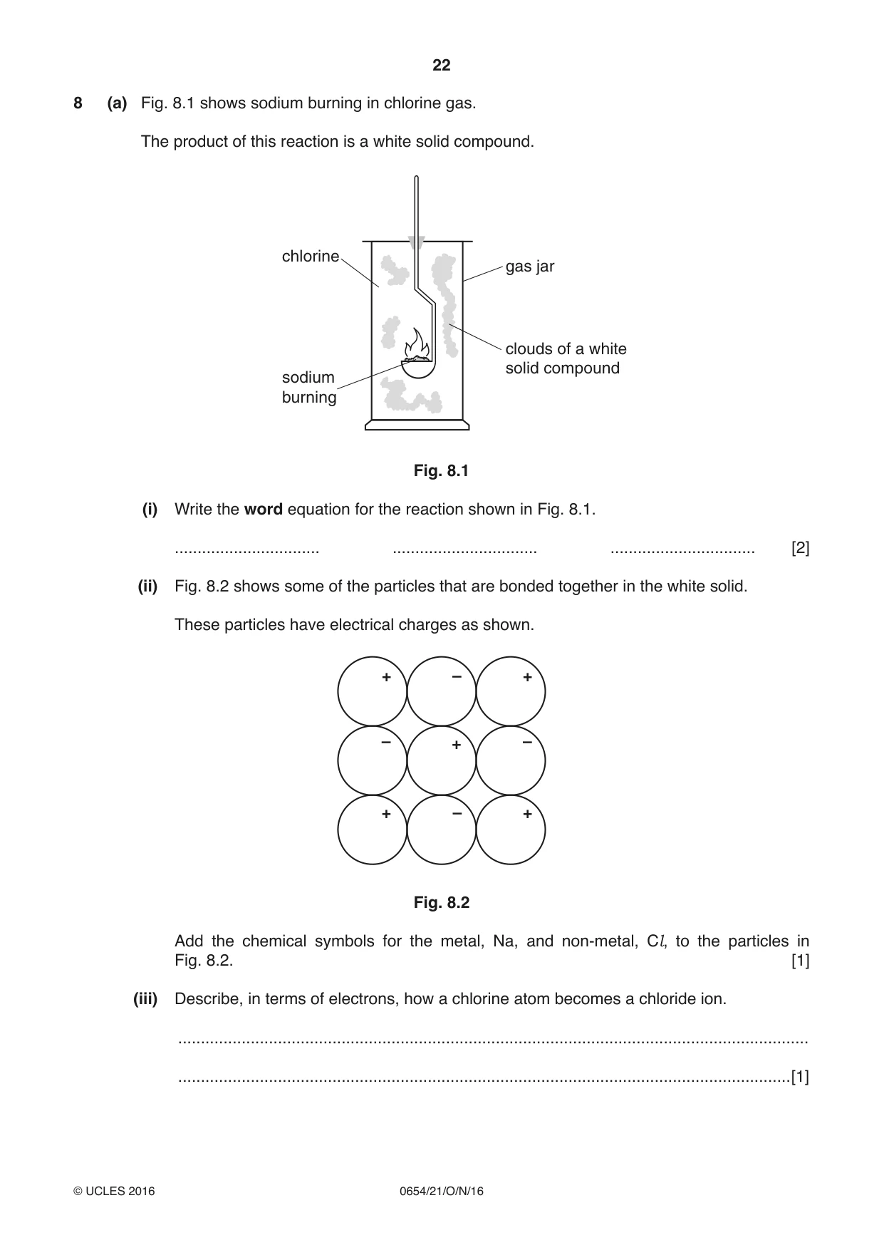 Cambridge IGCSE Sciences - Co-ordinated (Double) 0654 2016 Oct/Nov Paper 2 · Variant 1 question paper, page 22 of 32
