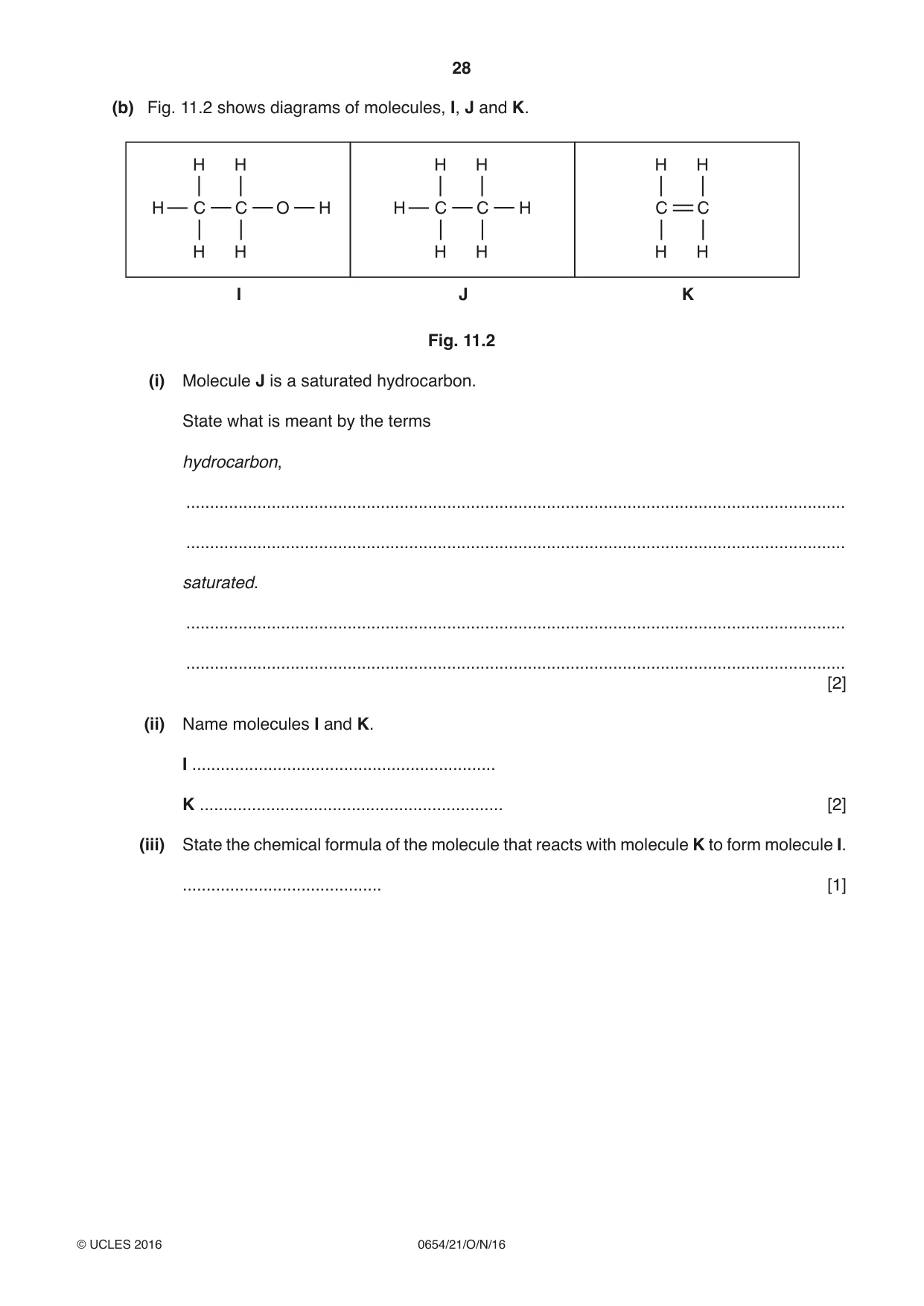 Cambridge IGCSE Sciences - Co-ordinated (Double) 0654 2016 Oct/Nov Paper 2 · Variant 1 question paper, page 28 of 32